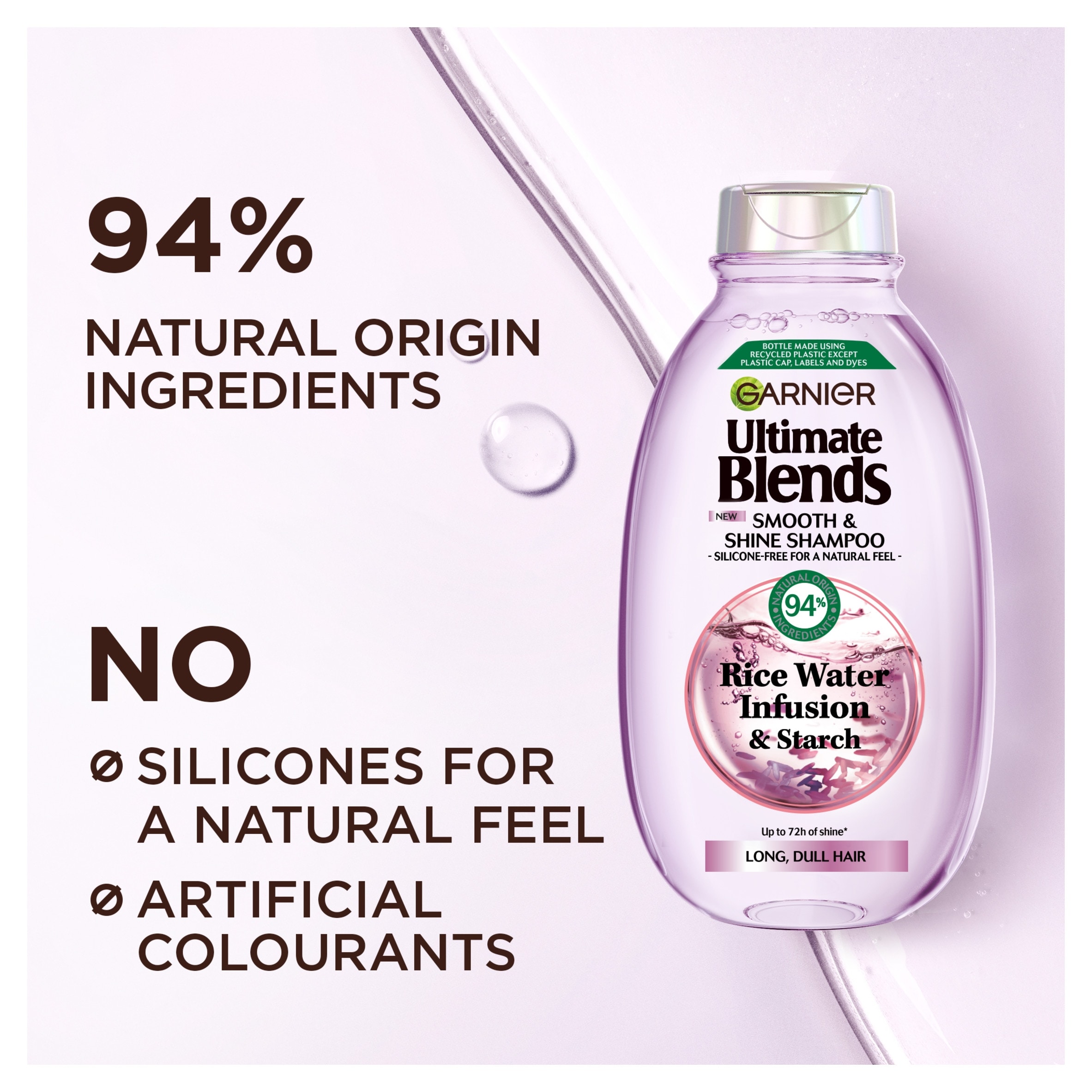 Garnier Ultimate Blends Rice Water Shampoo 300ml thumbnail 2