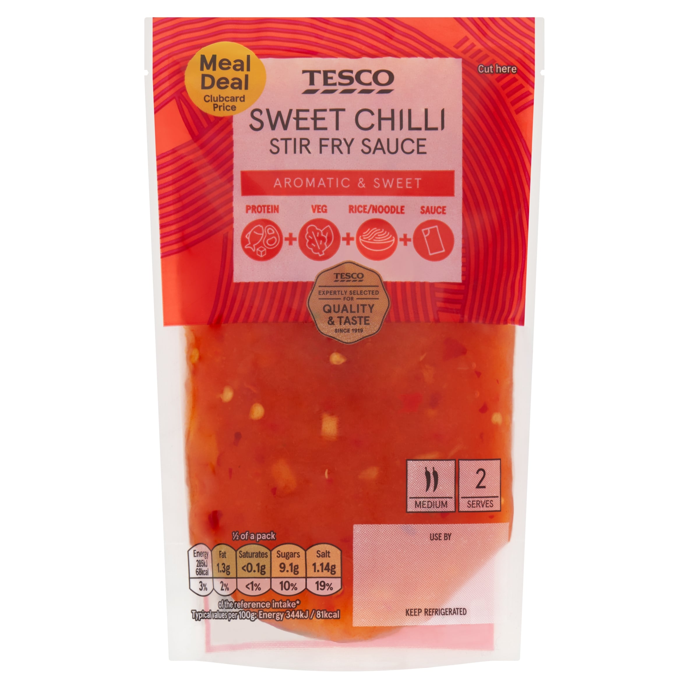 Tesco Sweet Chilli Stir Fry Sauce 165g