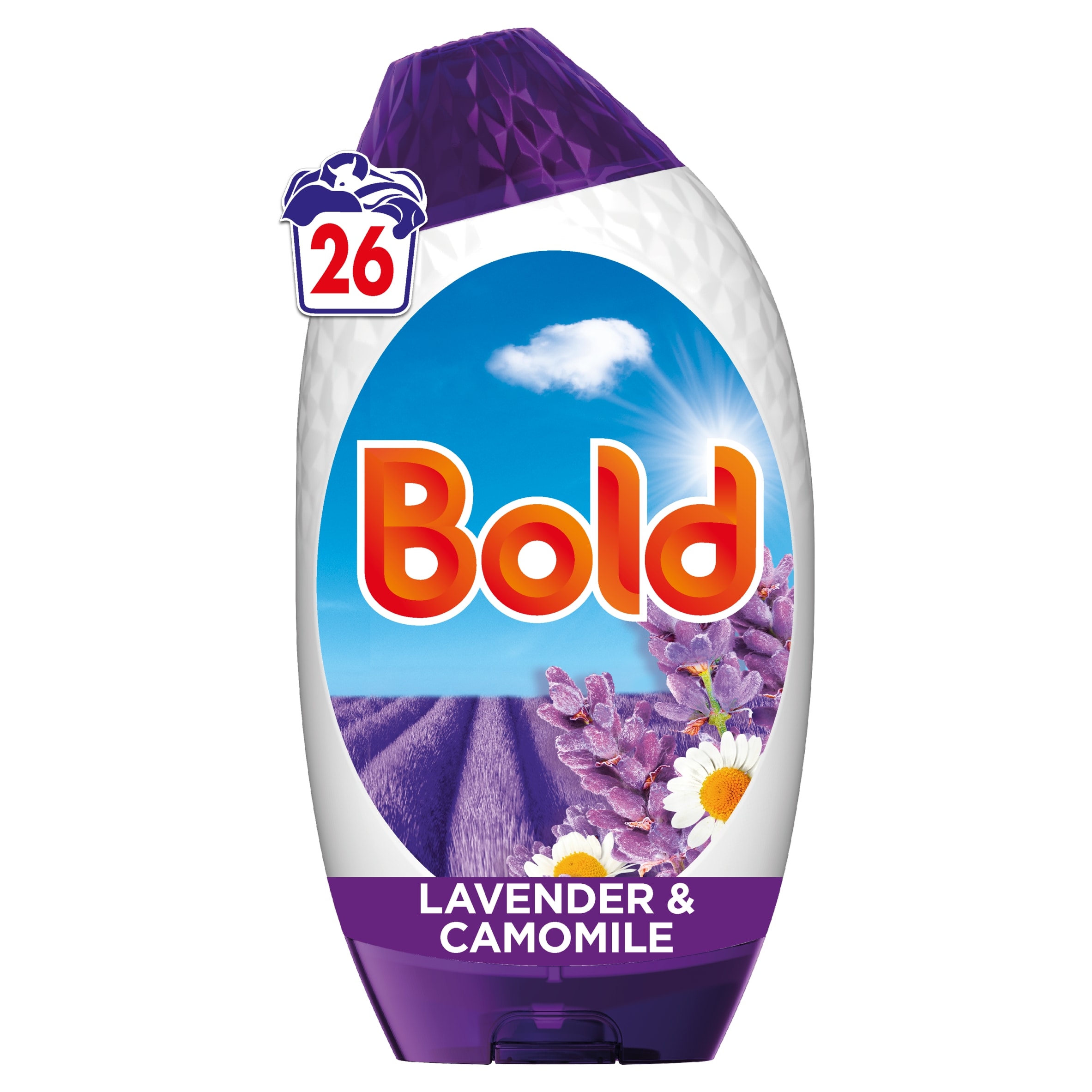 Bold 2in1 Washing Liquid Gel Lavender & Camomile 26 Washes