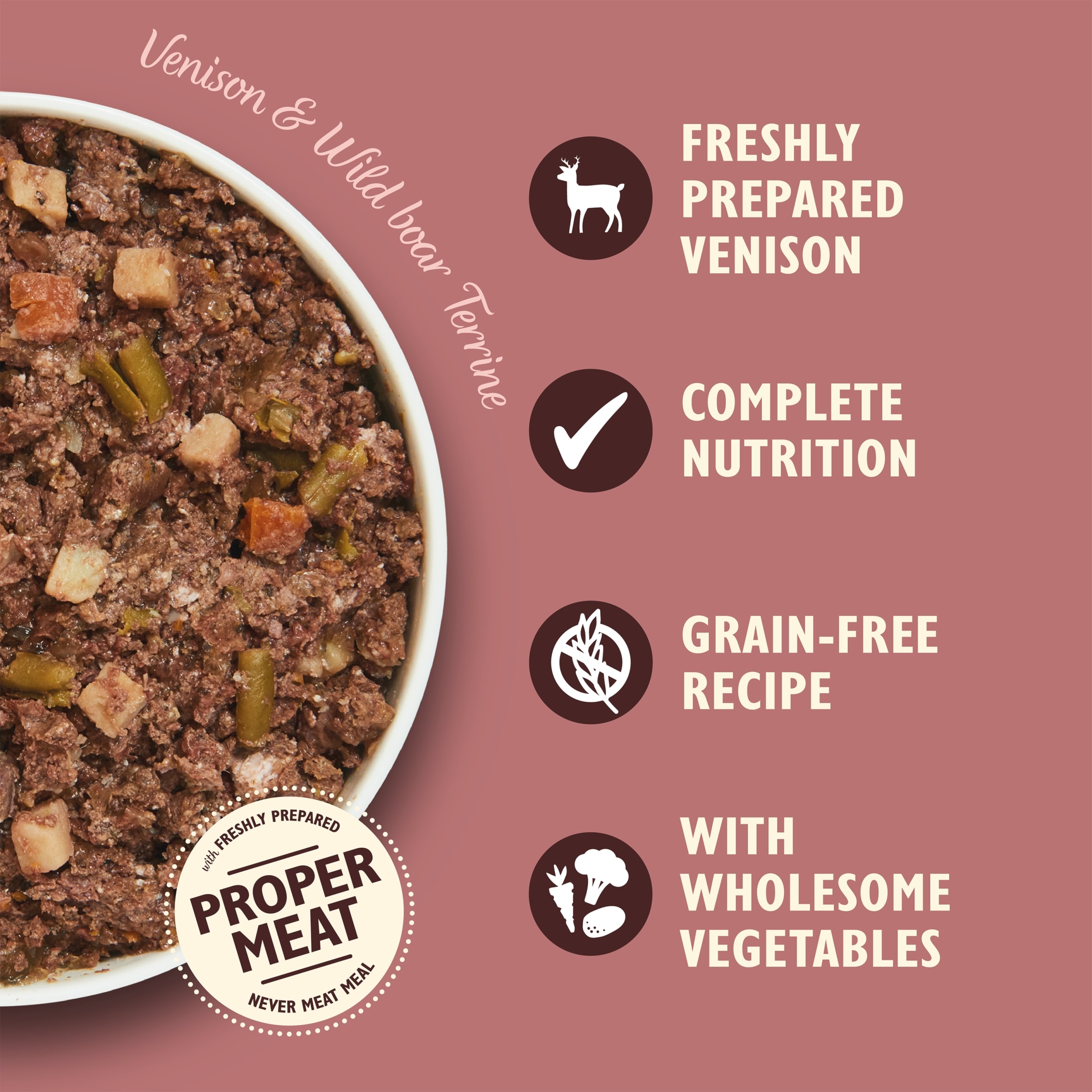 Lily's Kitchen Dog Food Venison & Wild Boar Terrine 400g' thumbnail 3