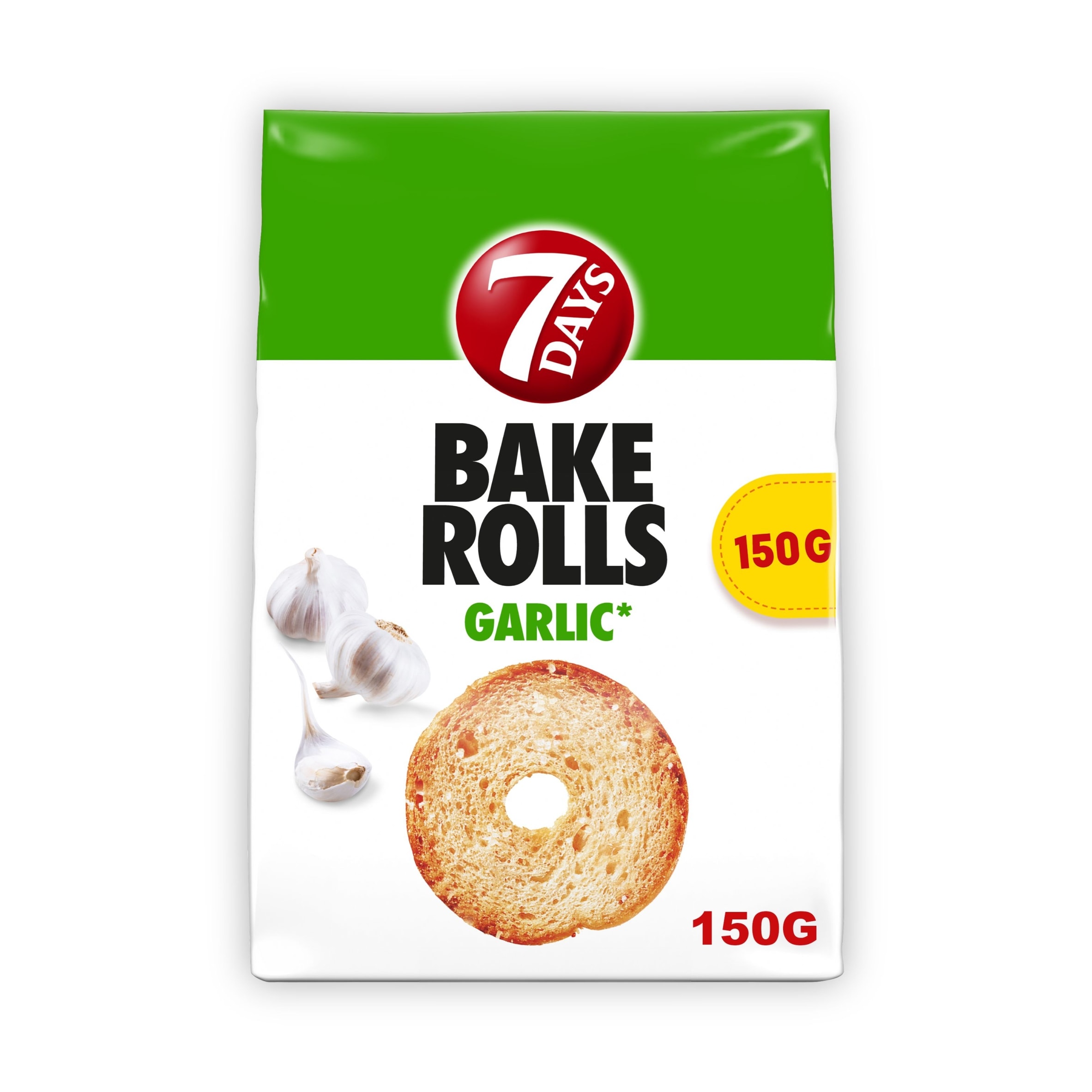 7 Days Bake Rolls Garlic 150g