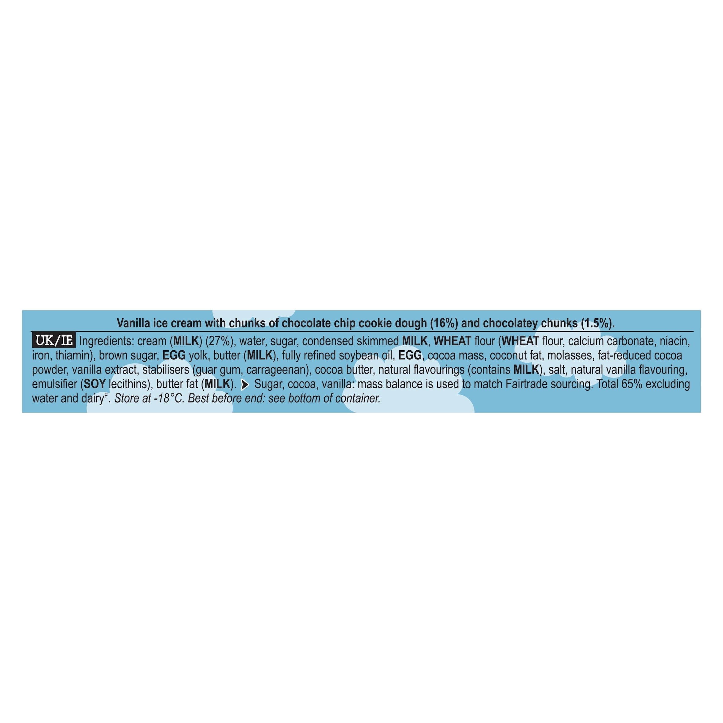 Ben & Jerry's Cookie Dough Vanilla Ice Cream Tub 465ml thumbnail 4