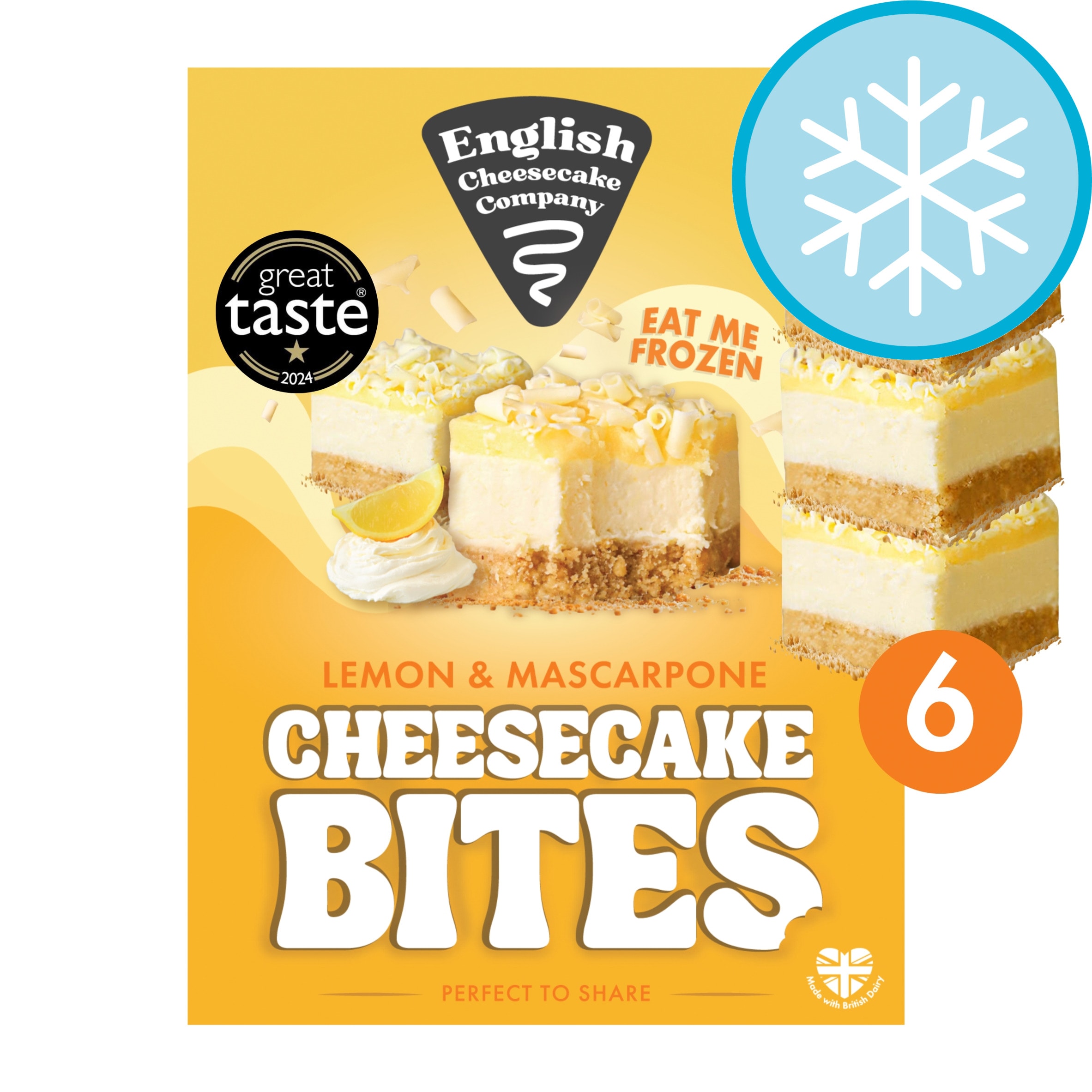English Cheesecake Company 6 Lemon Cheesecake Bites