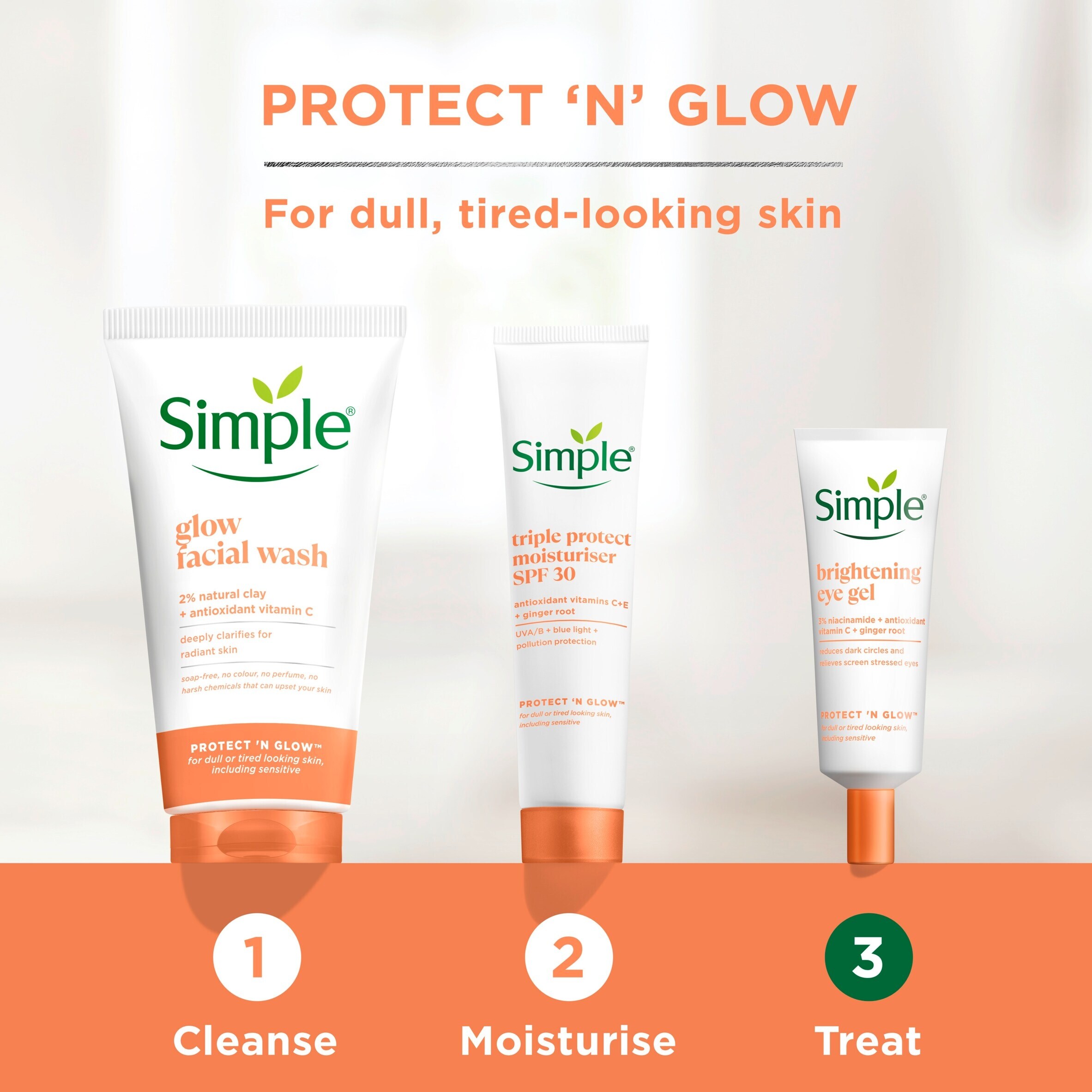 Simple Protect and Glow Brightening Eye Gel 25ml thumbnail 3