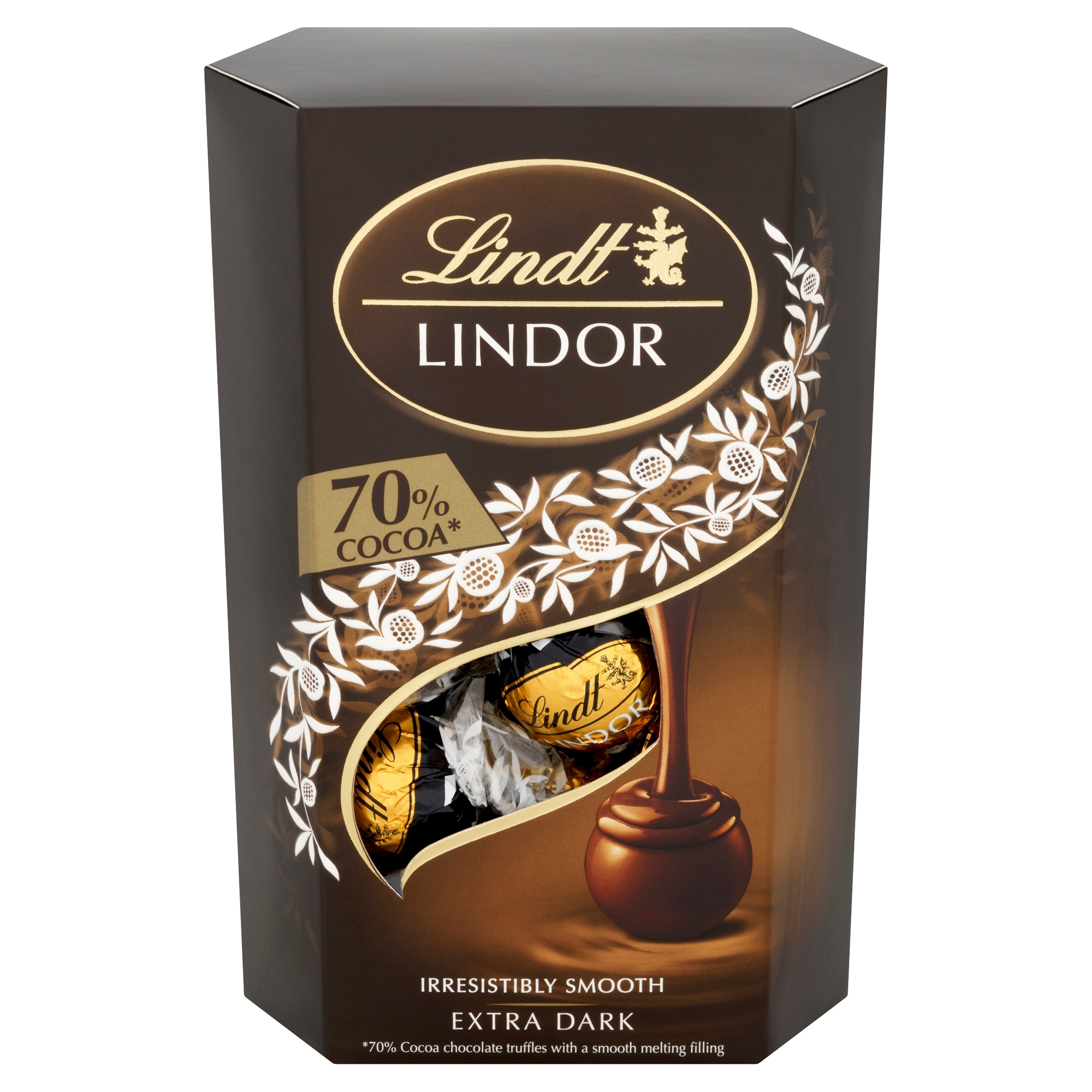 Lindt Lindor Extra Dark Chocolate Truffles - 70% Cacao 200g thumbnail 4
