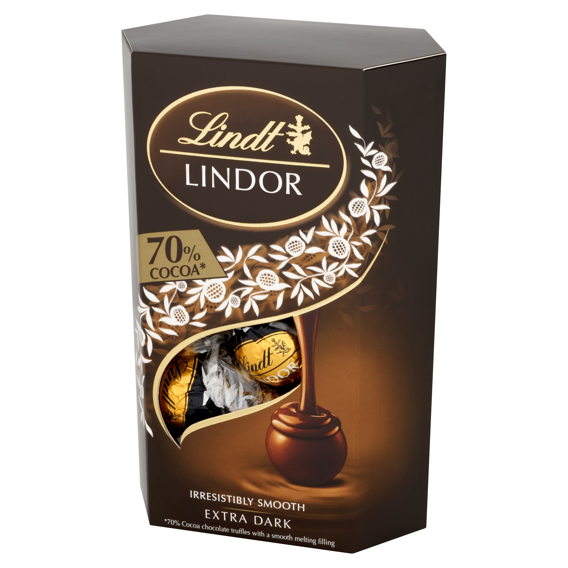 Lindt Lindor Extra Dark Chocolate Truffles - 70% Cacao 200g thumbnail 5