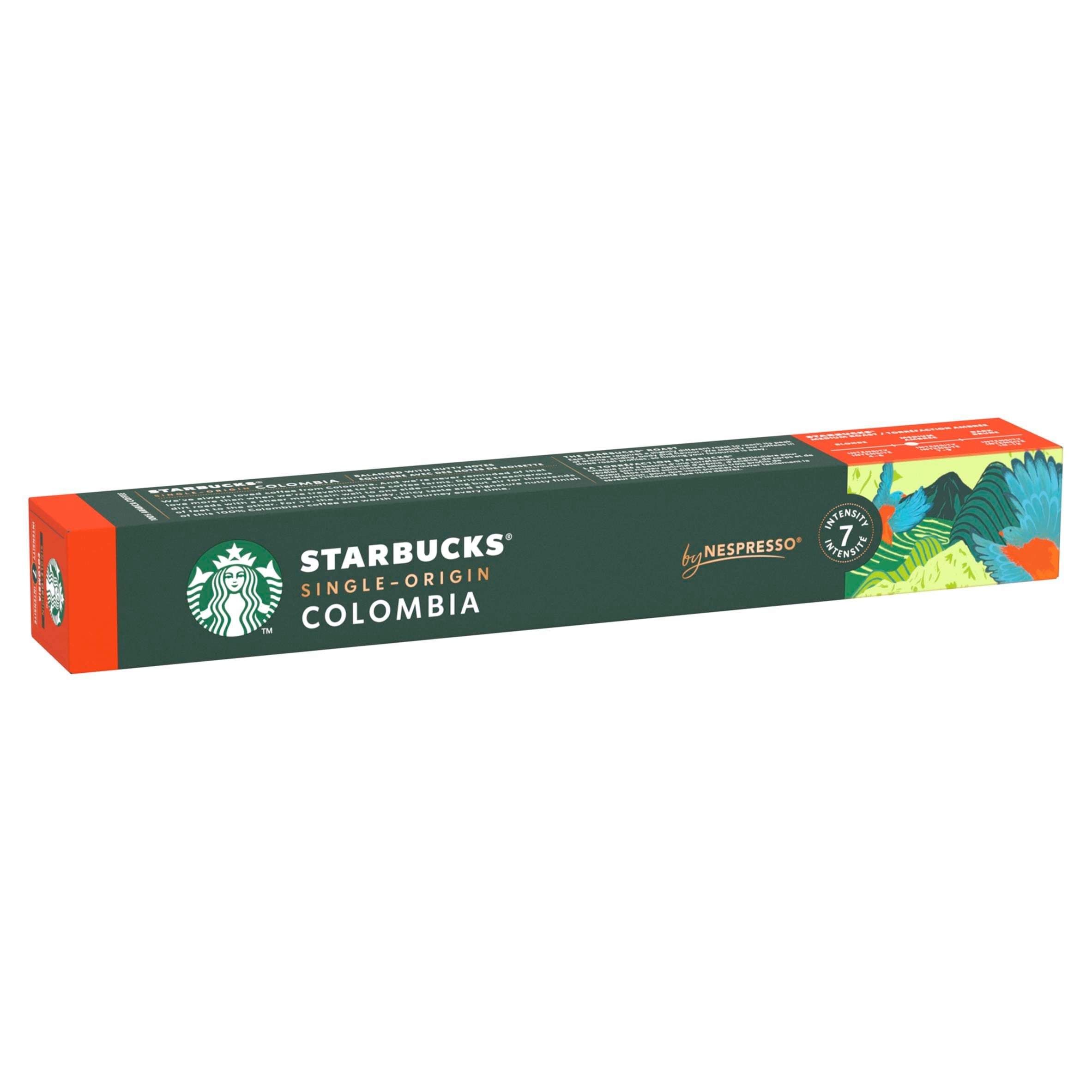 Starbucks by Nespresso Single-Origin Colombia Espresso Coffee Pods x10 57g thumbnail 3