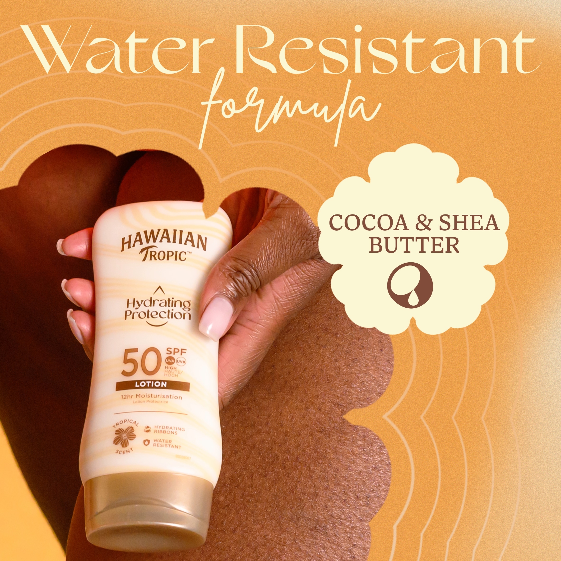 Hawaiian Tropic Hydrating Protection Sunscreen Lotion SPF 50 180ml thumbnail 4