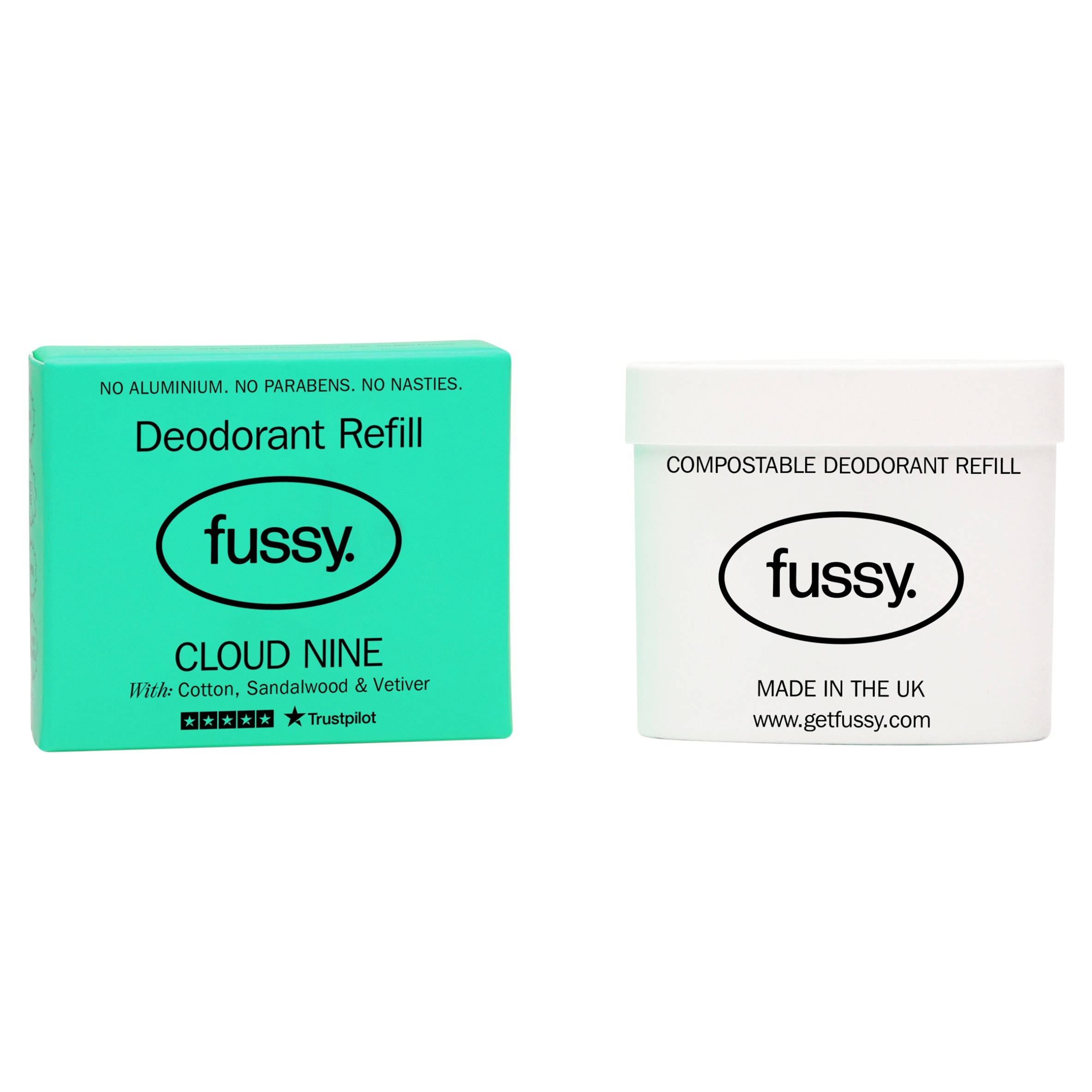 Fussy Natural Deodorant Refill Cloud Nine 40g thumbnail 2