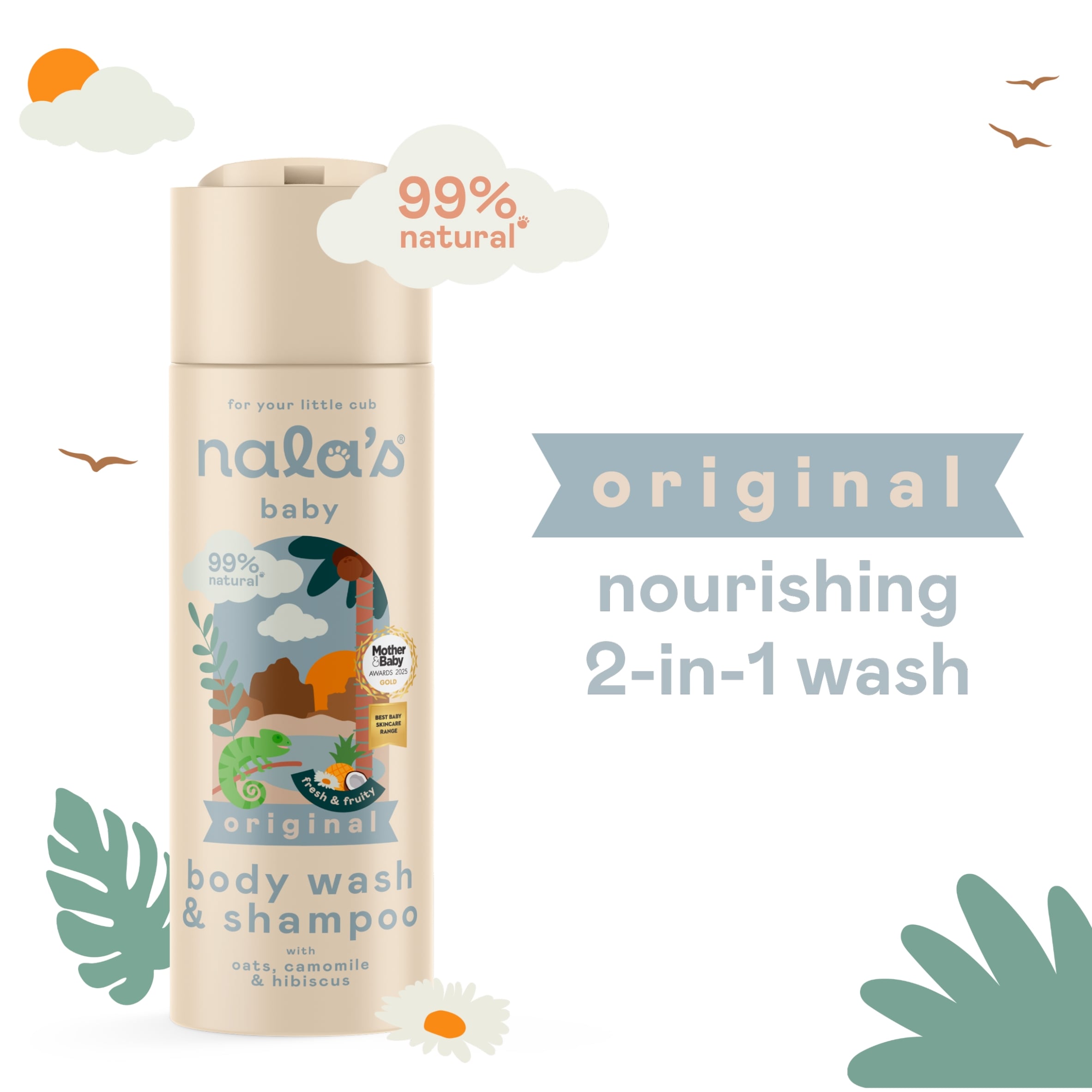 Nala's Baby Body Wash & Shampoo 200ml thumbnail 2