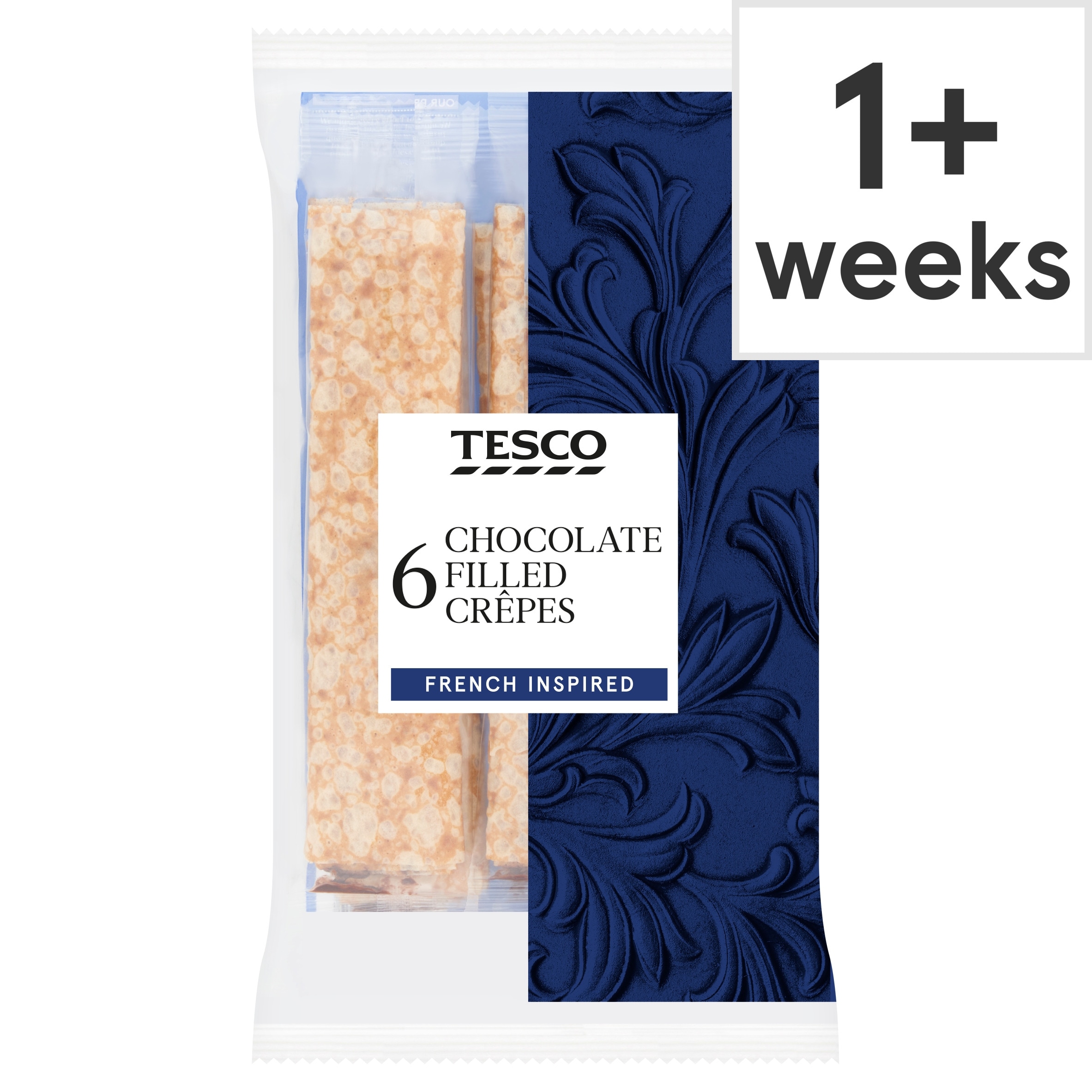 Tesco Chocolate Filled Crepes 6 pack