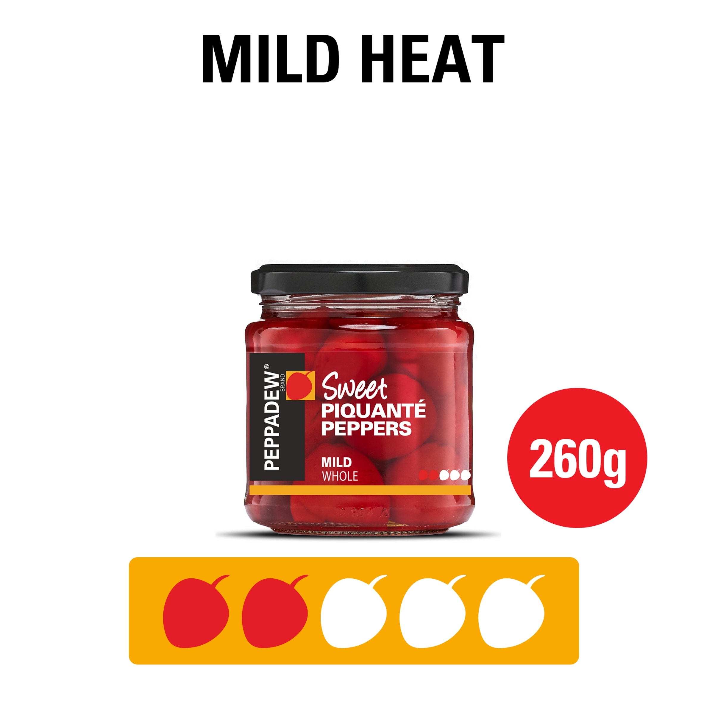 Peppadew Sweet Piquante Peppers Mild Whole 260g thumbnail 2