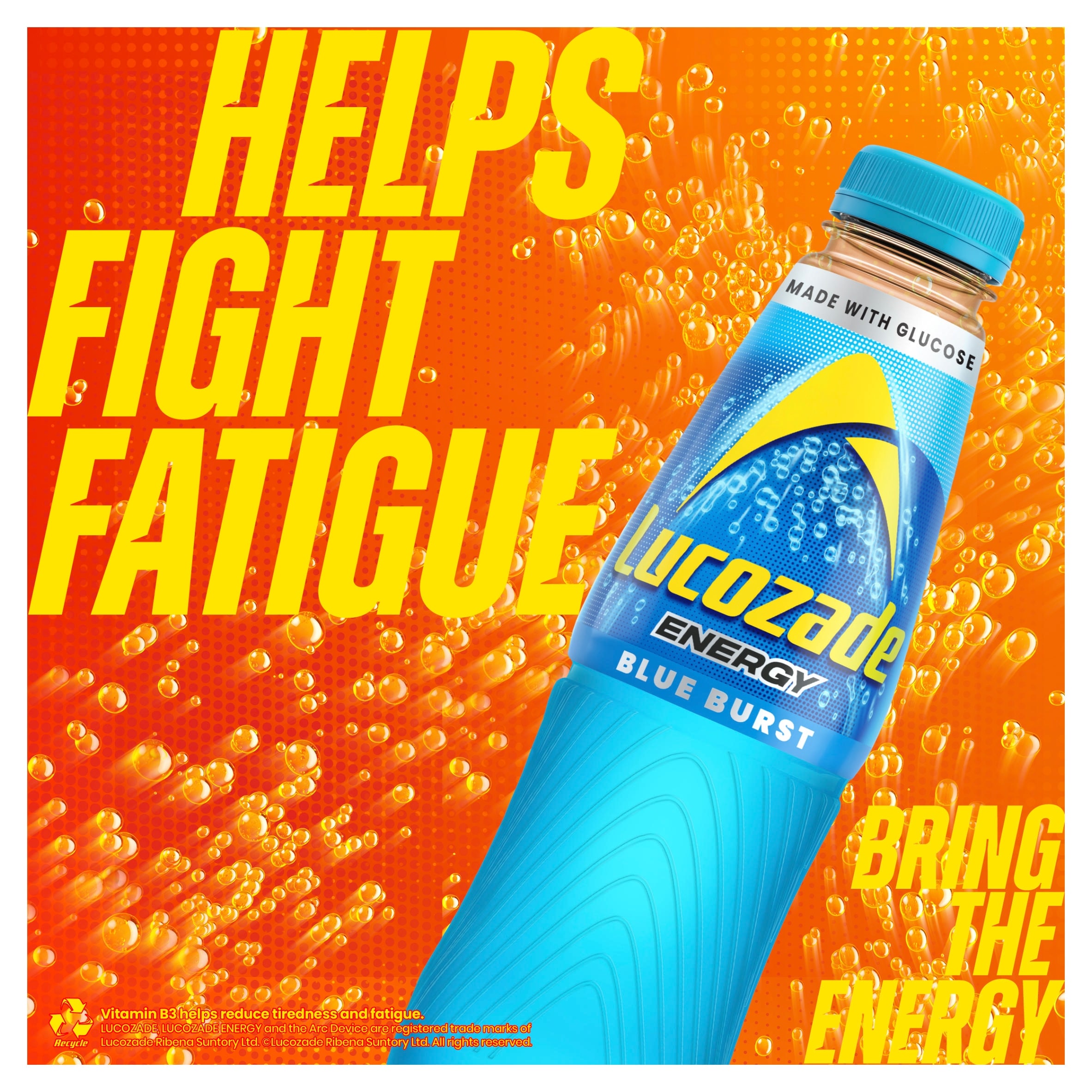 Lucozade Energy Drink - Blue Burst 500ml thumbnail 3