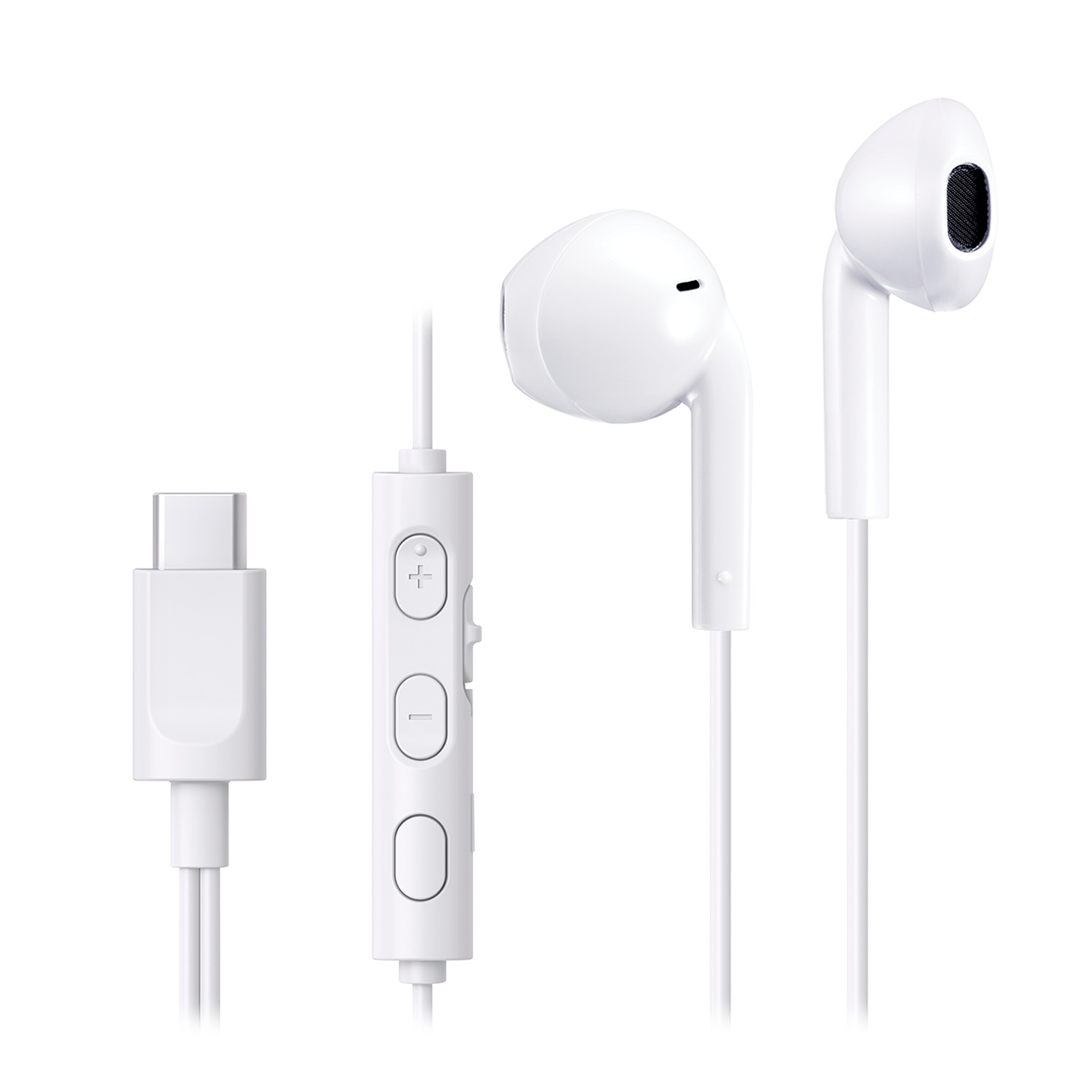 JVC HA-FR17UC USB C Cable Wired In Ear Headphones White