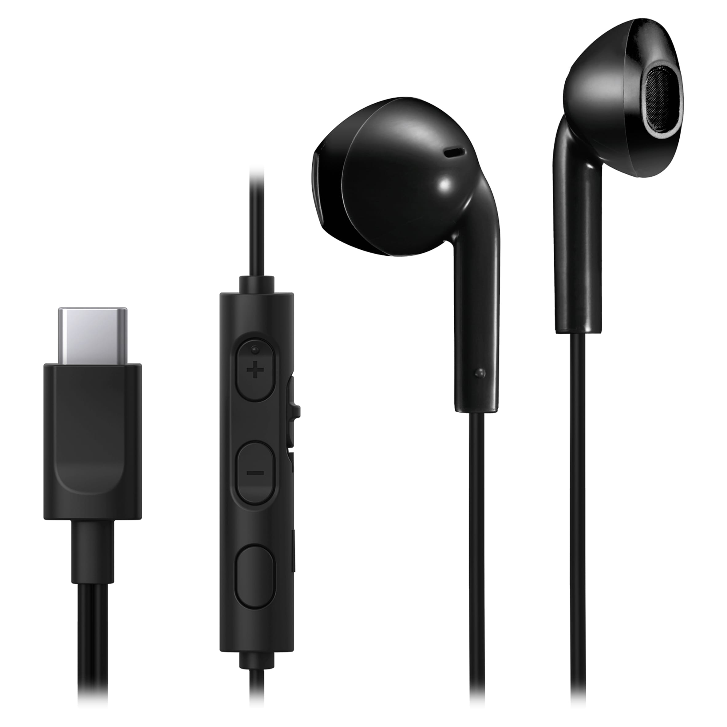 JVC Black Earbuds USB C HA-FR17UC