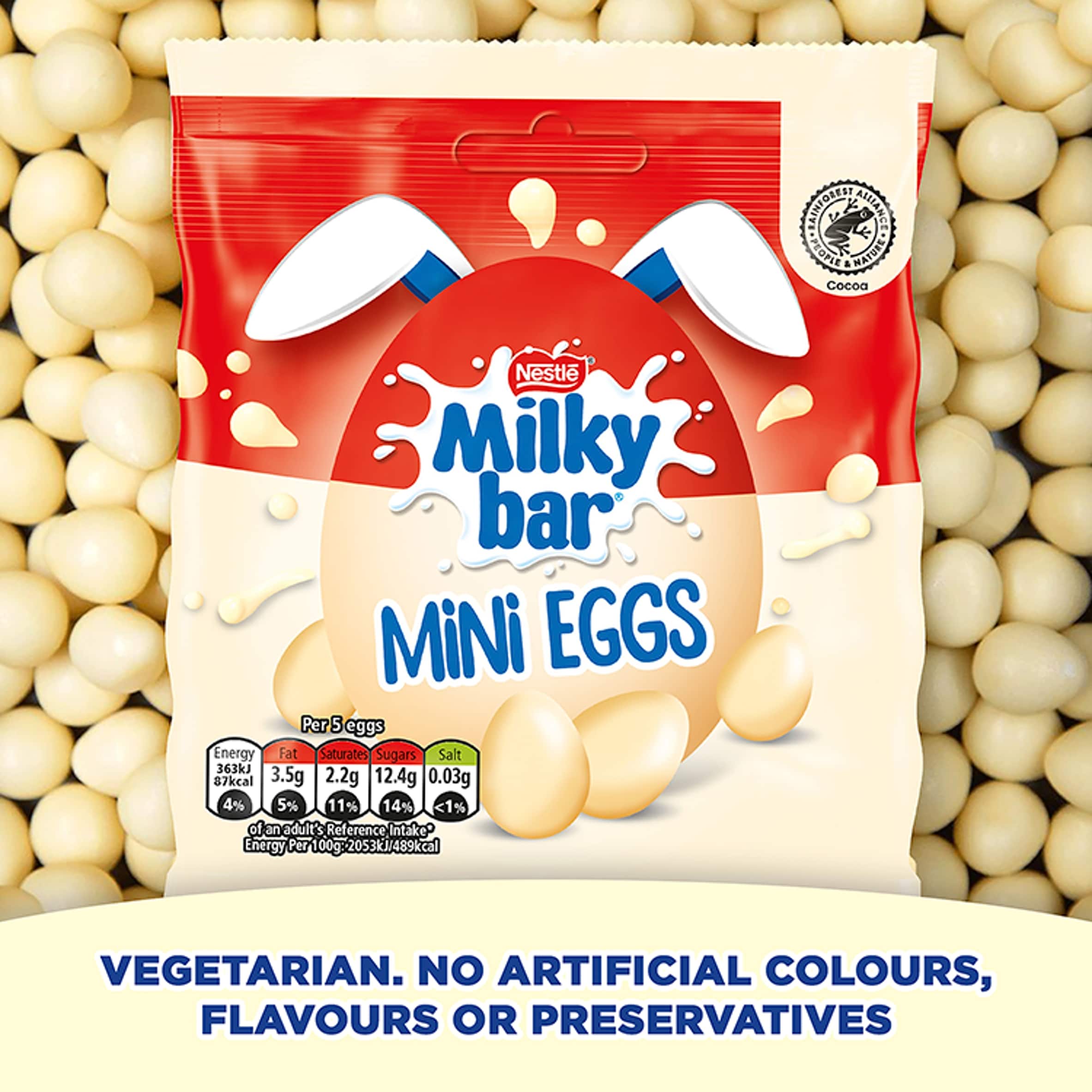 Milkybar White Chocolate Mini Eggs 80G thumbnail 4