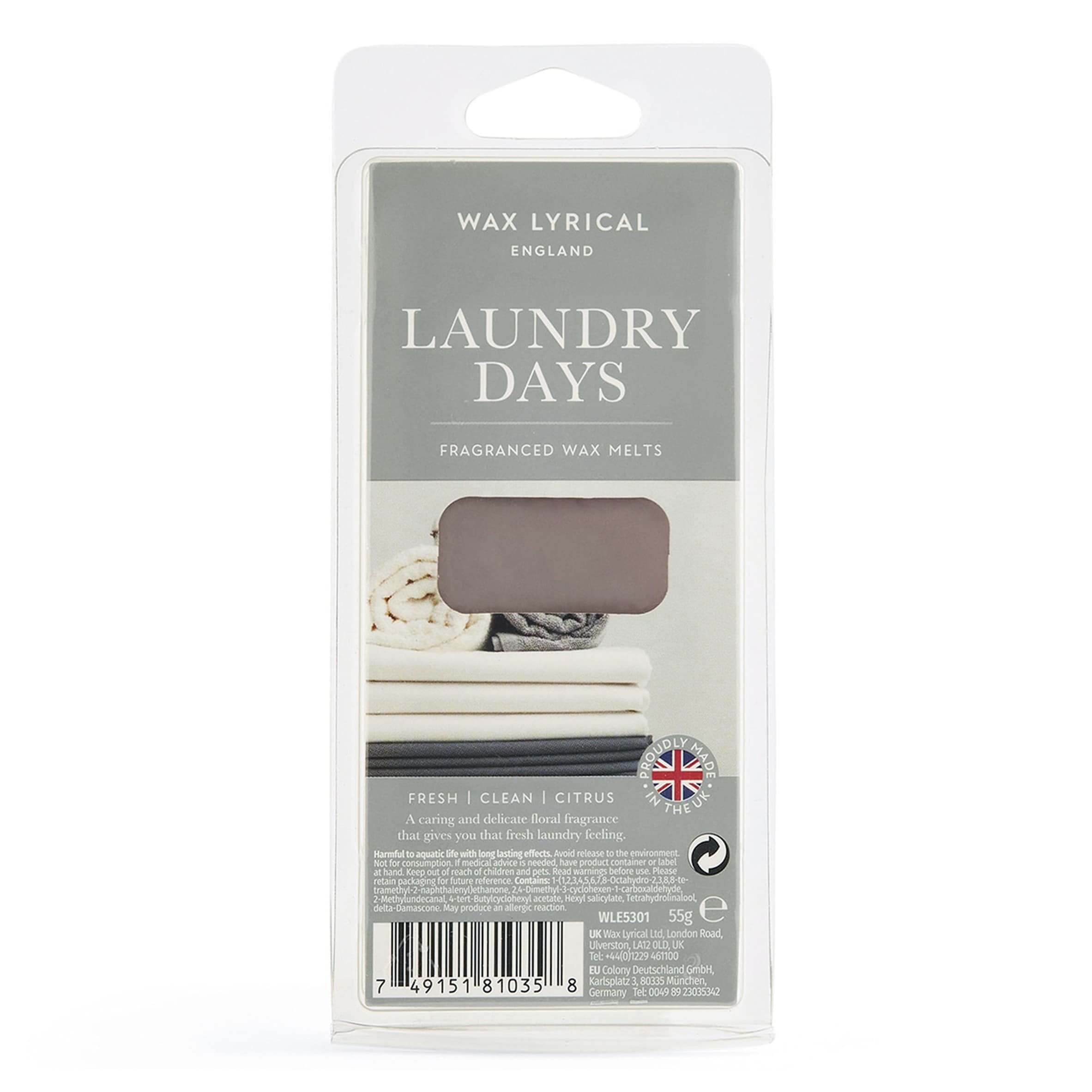 Wax Lyrical Laundry Days Wax Melt 55g