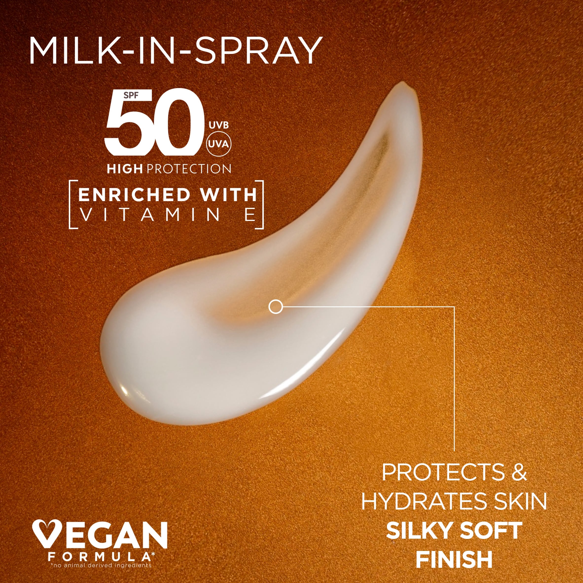 Garnier Ambre Solaire Ideal Bronze Milk-In Tanning Spray SPF50 150ml thumbnail 2