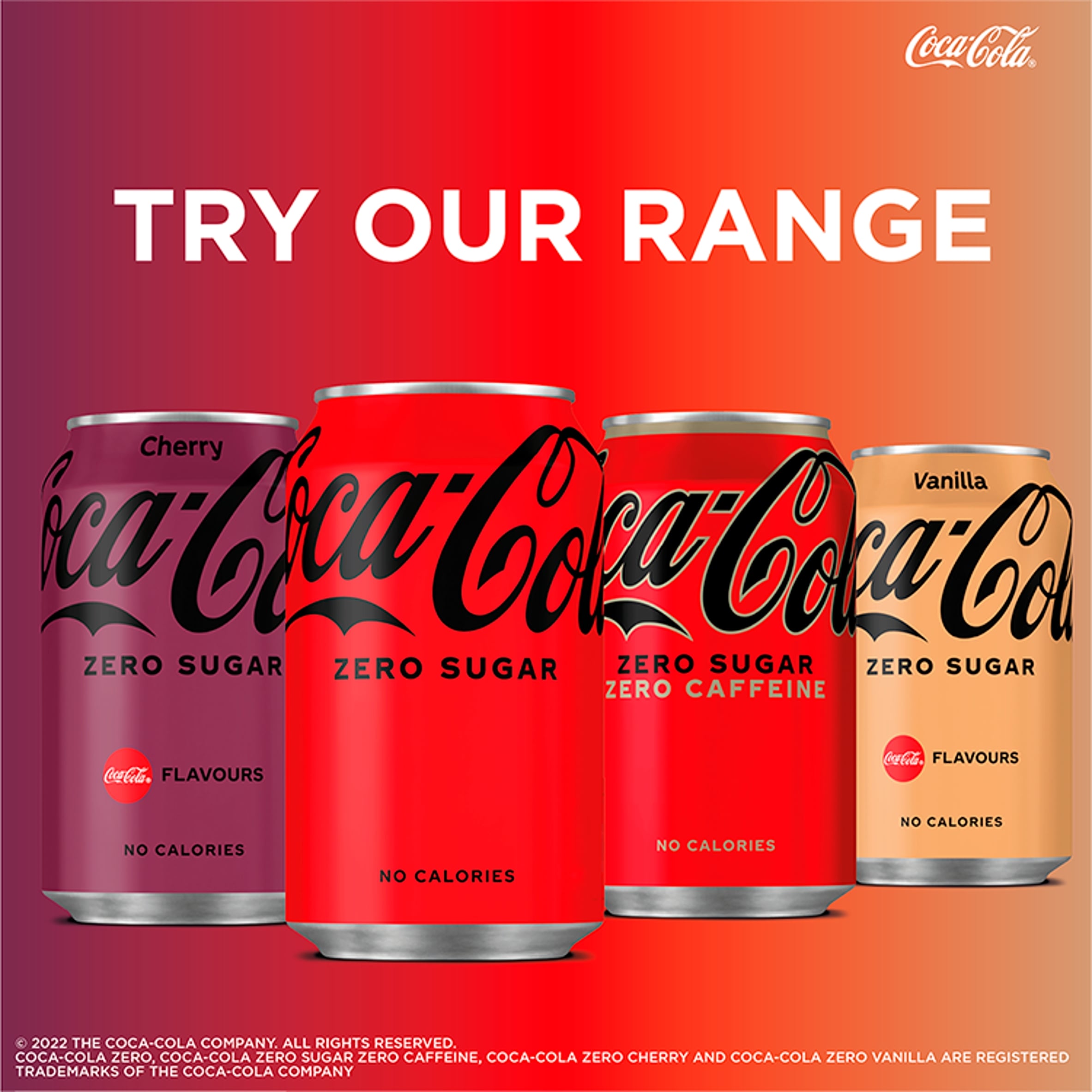 Coca-Cola Zero Sugar Zero Caffeine Soft Drink 24 x 330ml thumbnail 4