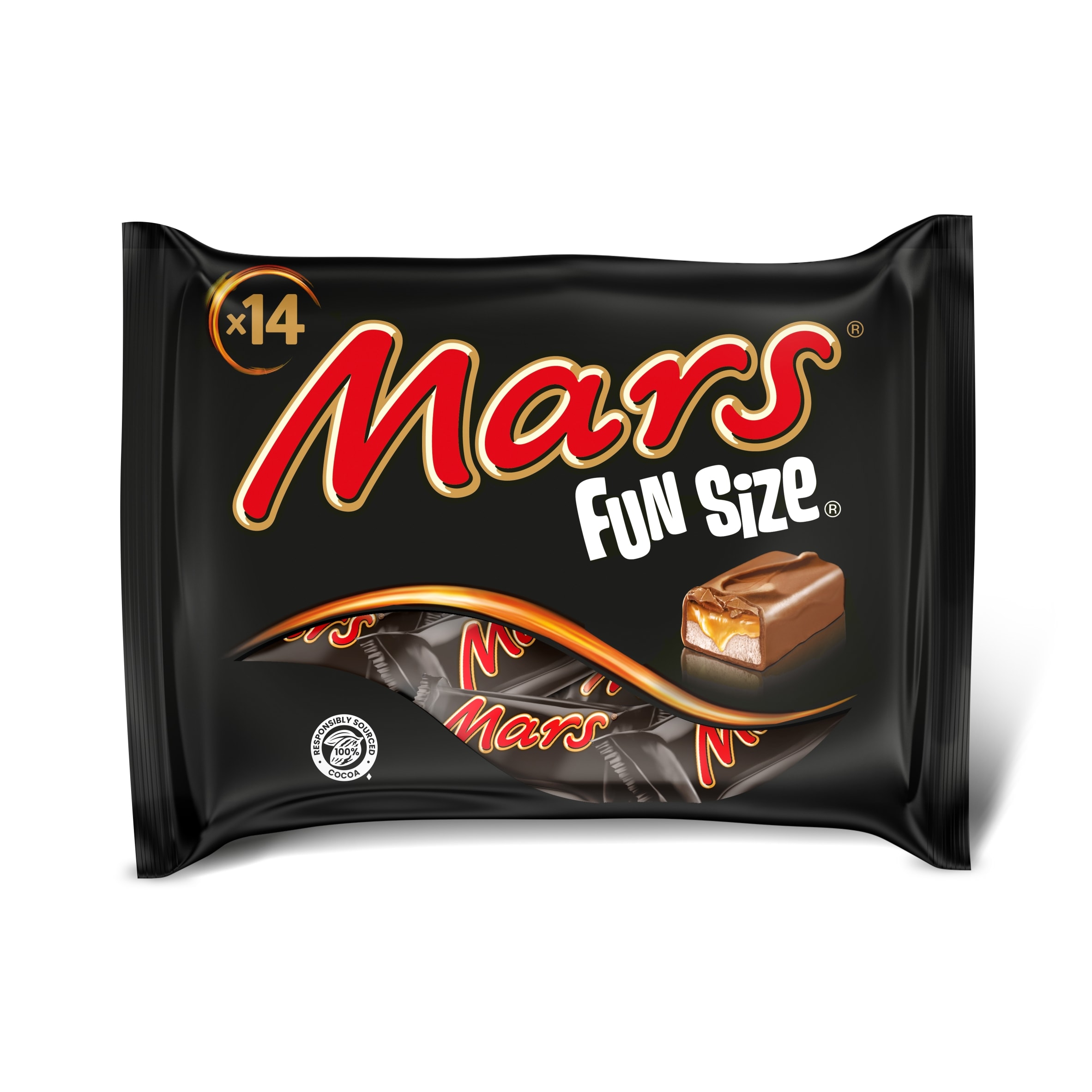 Mars Caramel, Nougat & Milk Chocolate Funsize Snack Bars Multipack