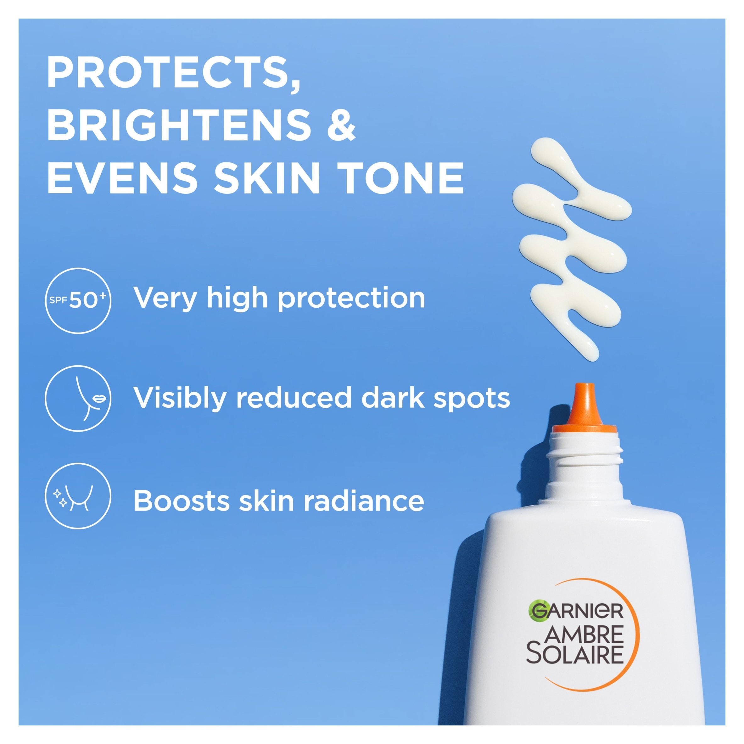 Garnier Ambre Solaire Super UV Vitamin C Anti Dark Spots Fluid SPF50 40ml thumbnail 3