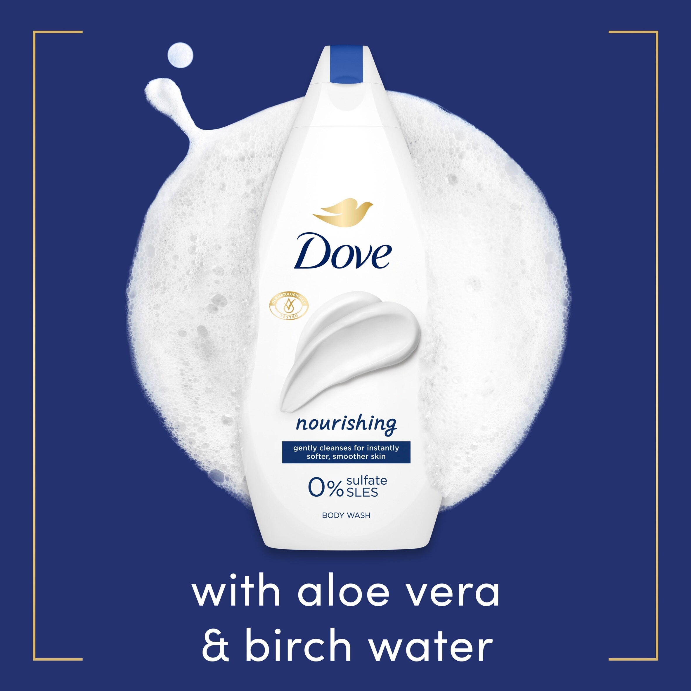 Dove Nourishing Body Wash Shower Gel 450 ml thumbnail 3