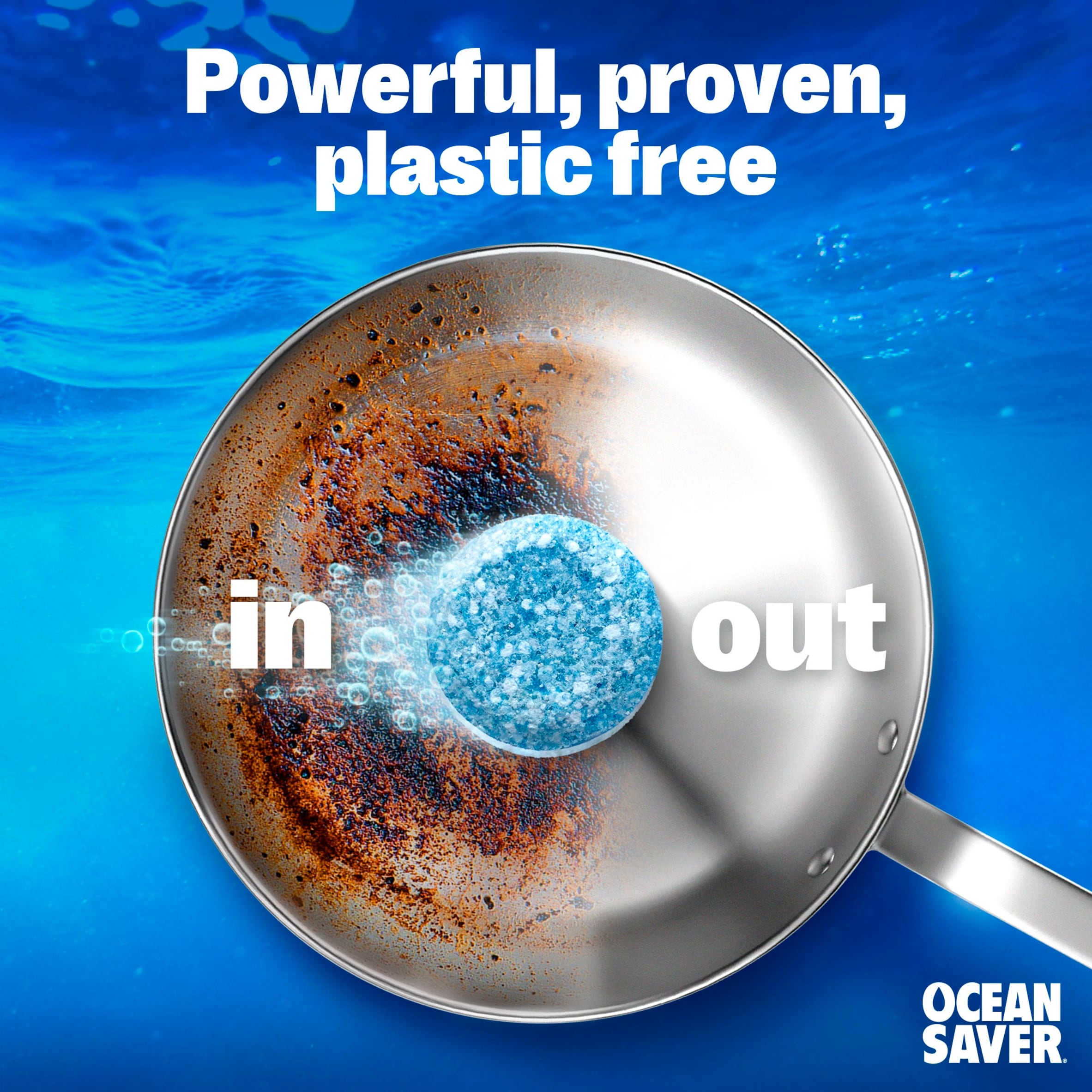 OceanSaver Plastic Free Eco Dishwasher Tablets 30 Pack 420g thumbnail 2