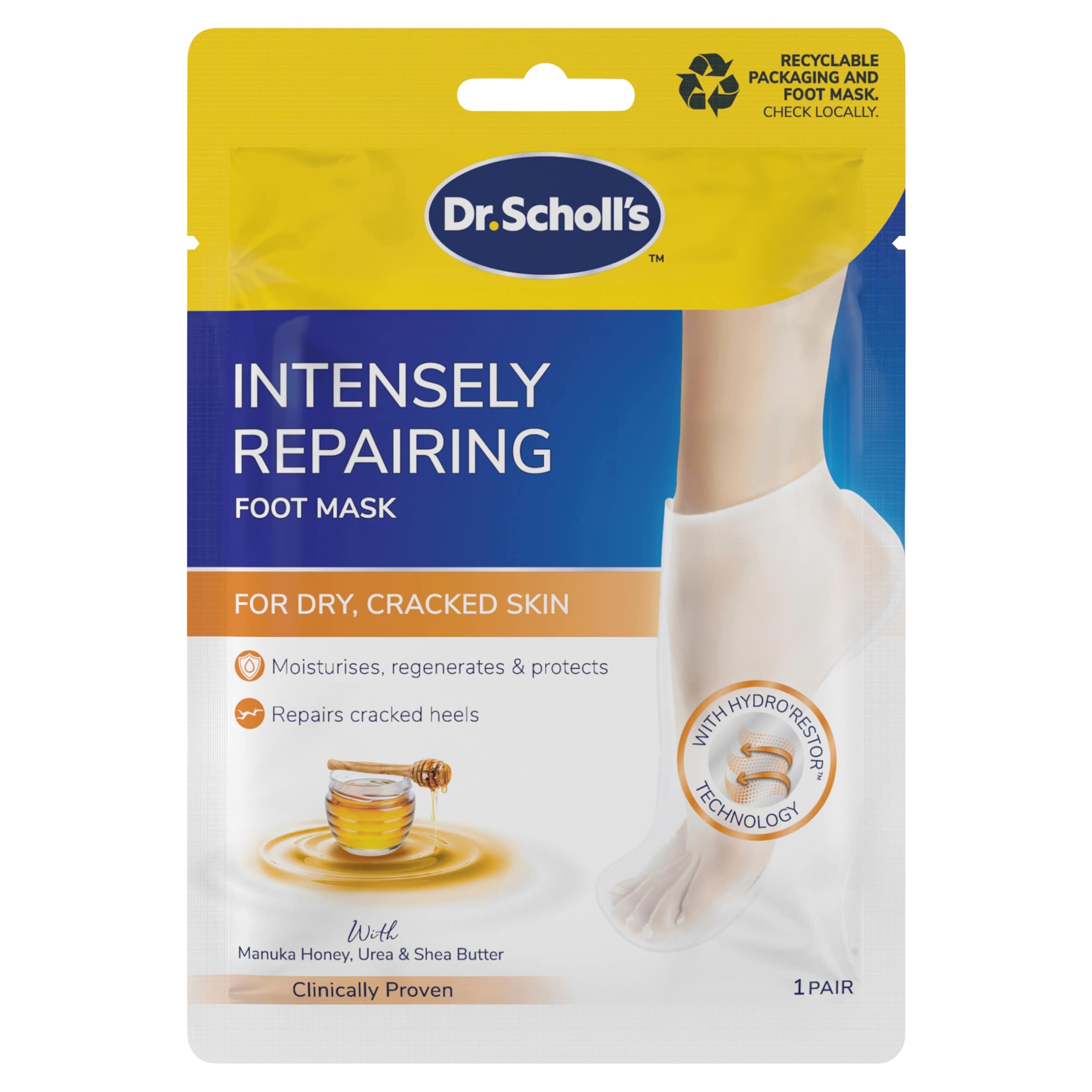 Scholl Expert Care PediMask with Manuka Honey