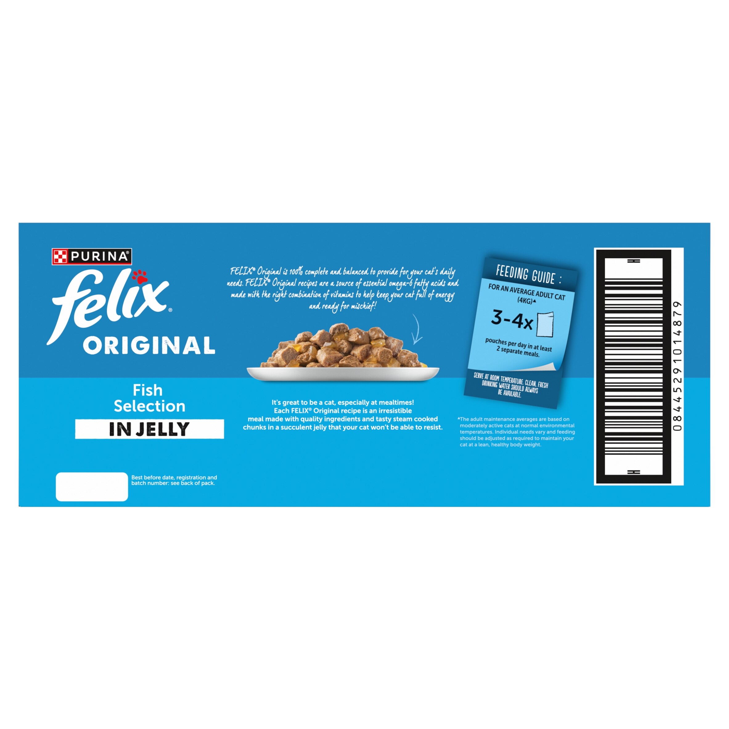 FELIX Original Fish Selection in Jelly Wet Cat Food 40x85g thumbnail 5