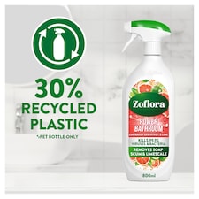 Zoflora Power Bathroom Cleaner Caribbean Grapefruit & Lime 800ml thumbnail 2