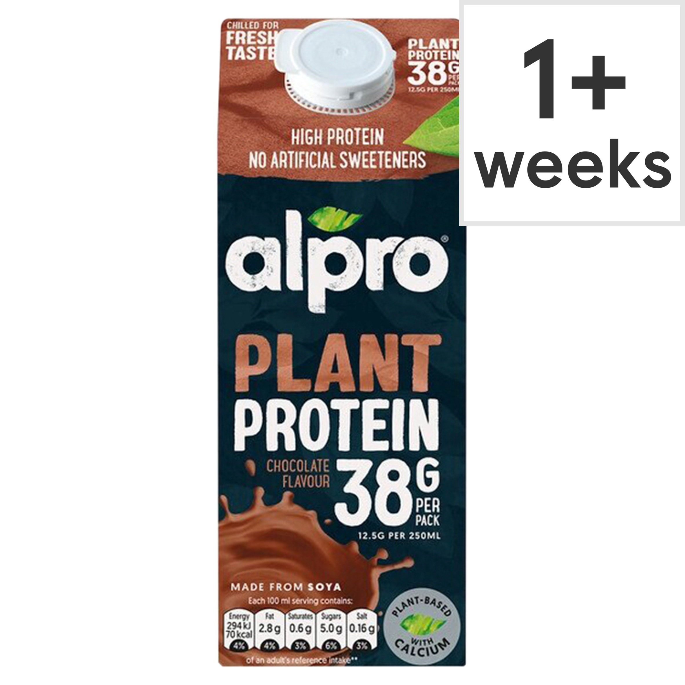 Alpro 38g High Protein Soya Chilled Dairy Free Chocolate Drink 750ml