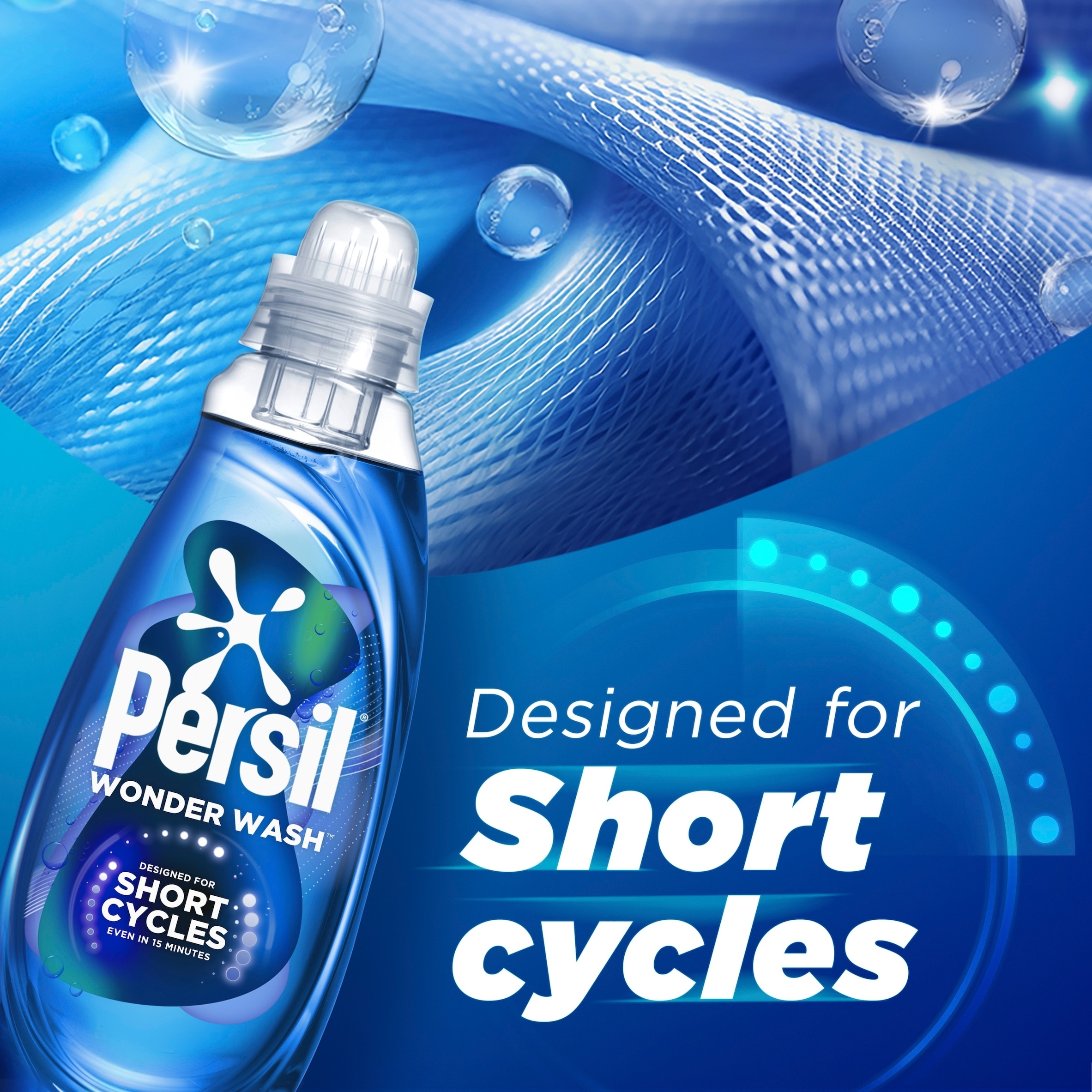 Persil Wonder Wash Odour Defy Laundry Detergent 55 Washes 1485ml thumbnail 3