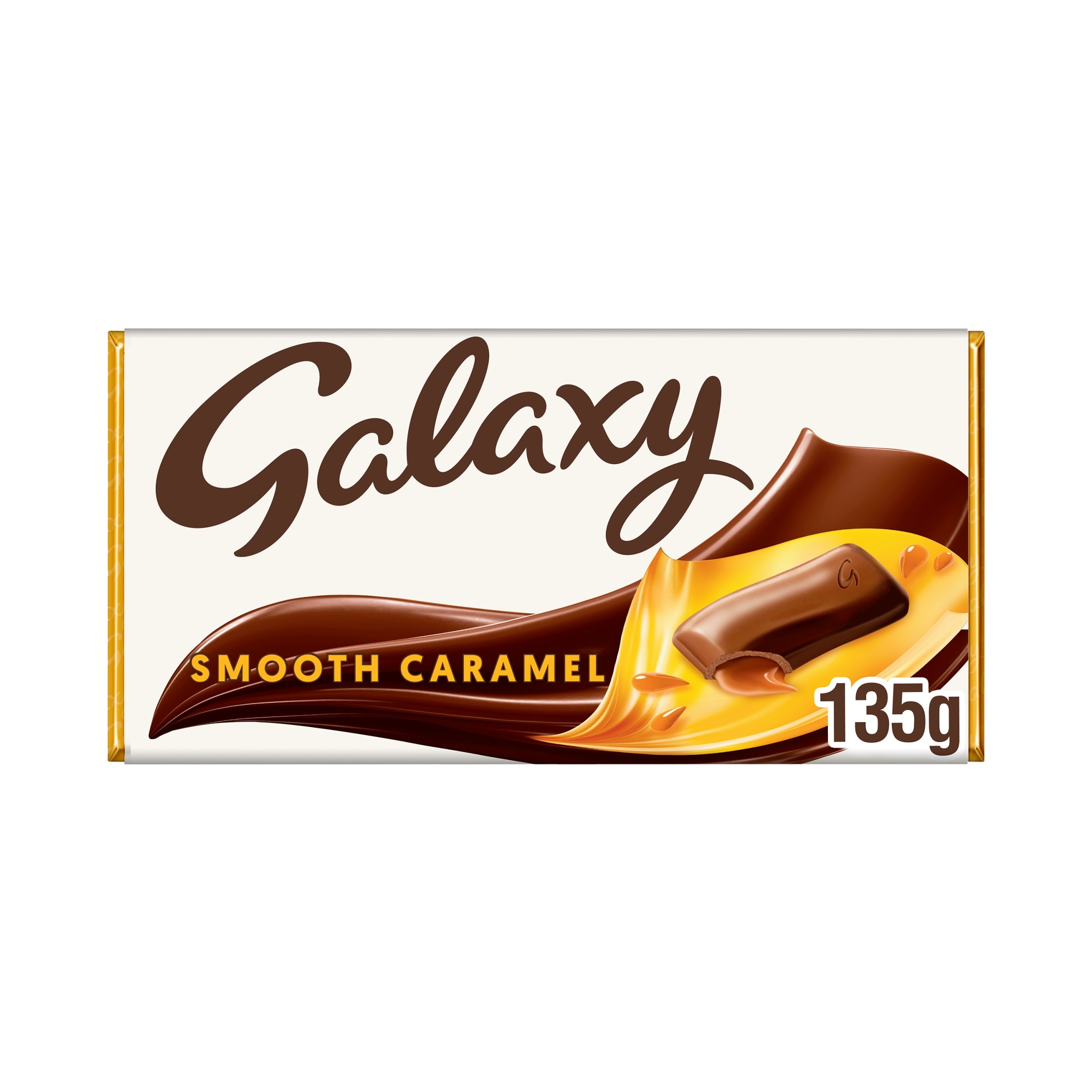 Galaxy Smooth Caramel & Milk Chocolate Block Bar Vegetarian