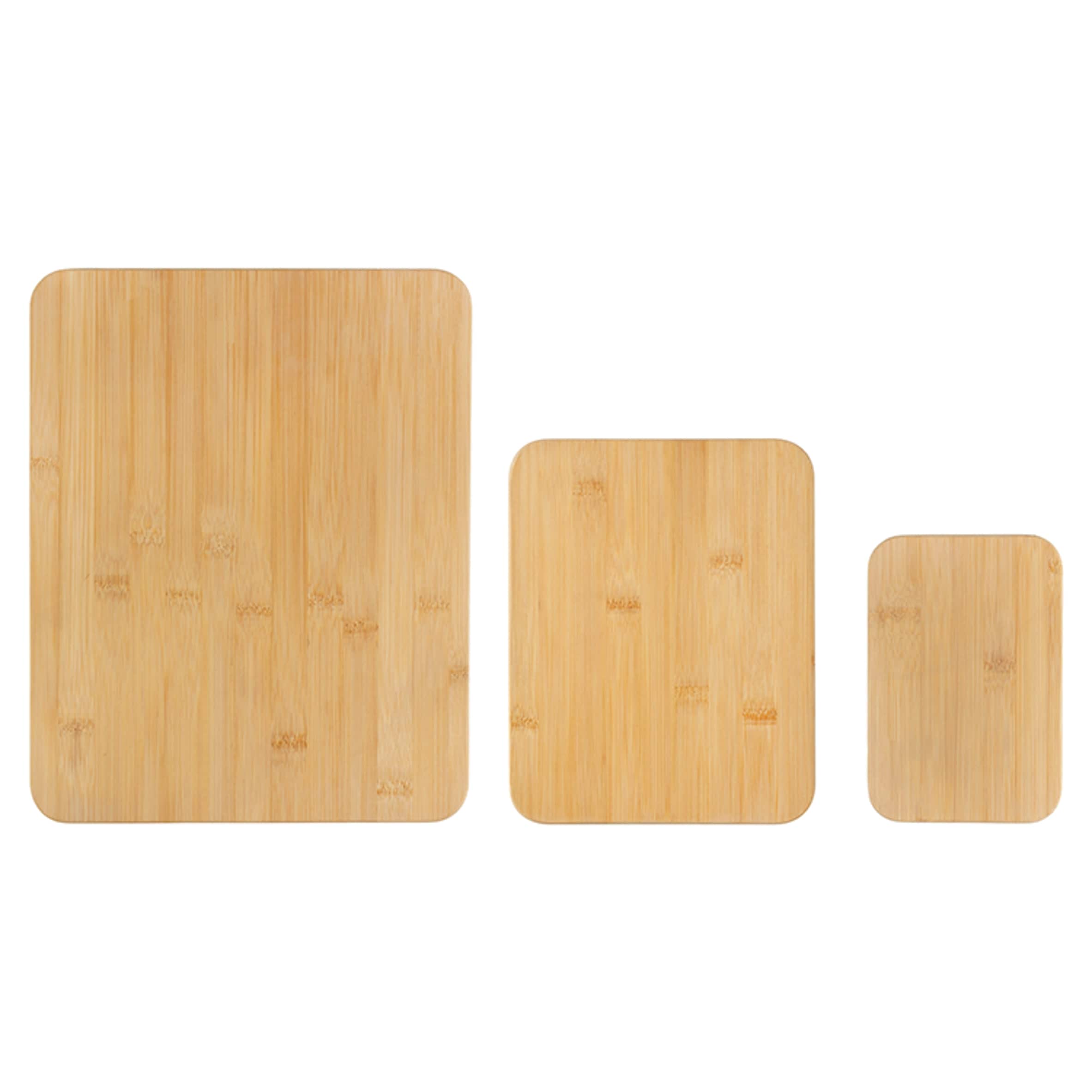 Tesco Bamboo Chopping Boards Set 3 Piece