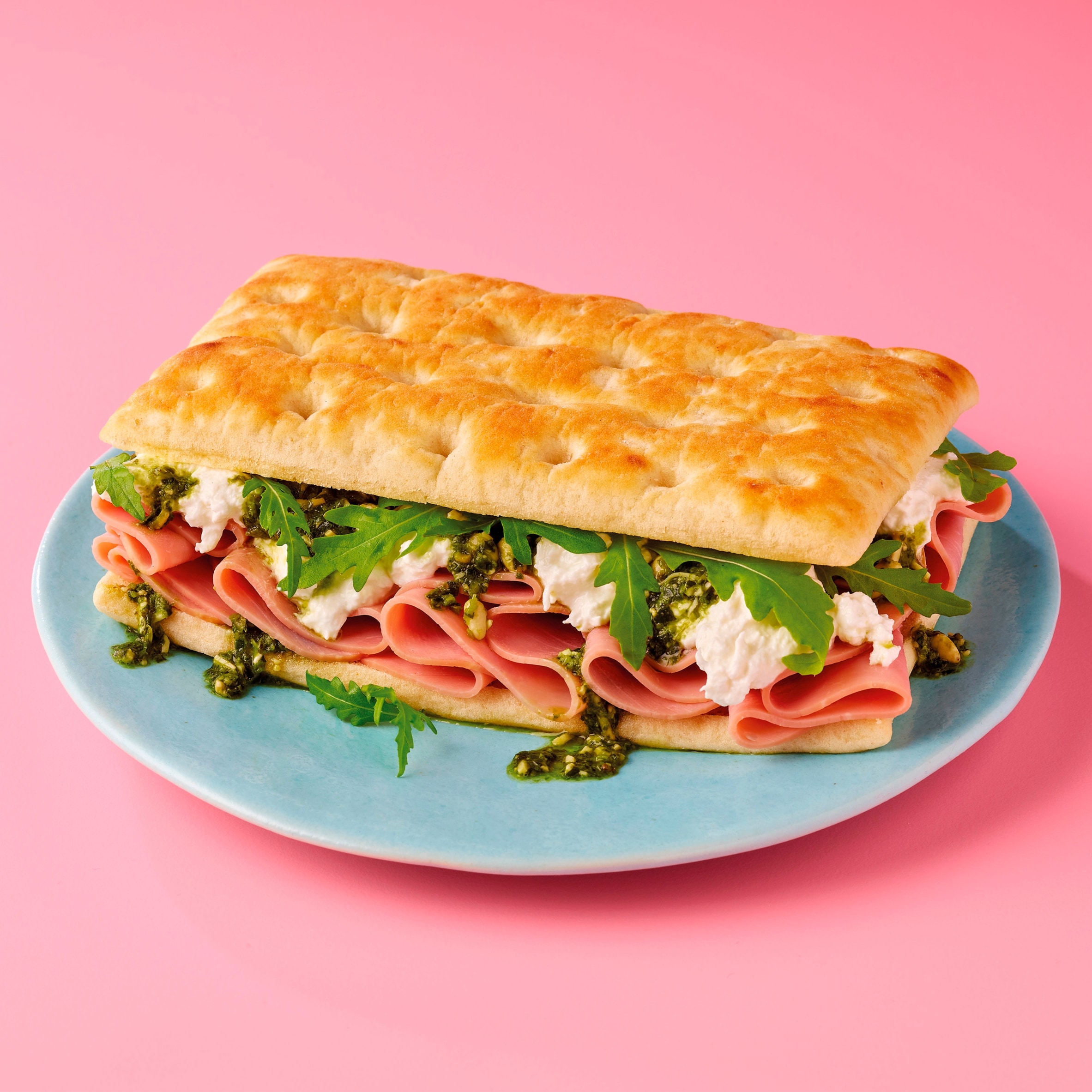 Deli Kitchen Sliced Focaccia Flatbreads 4 Pack 300g thumbnail 2