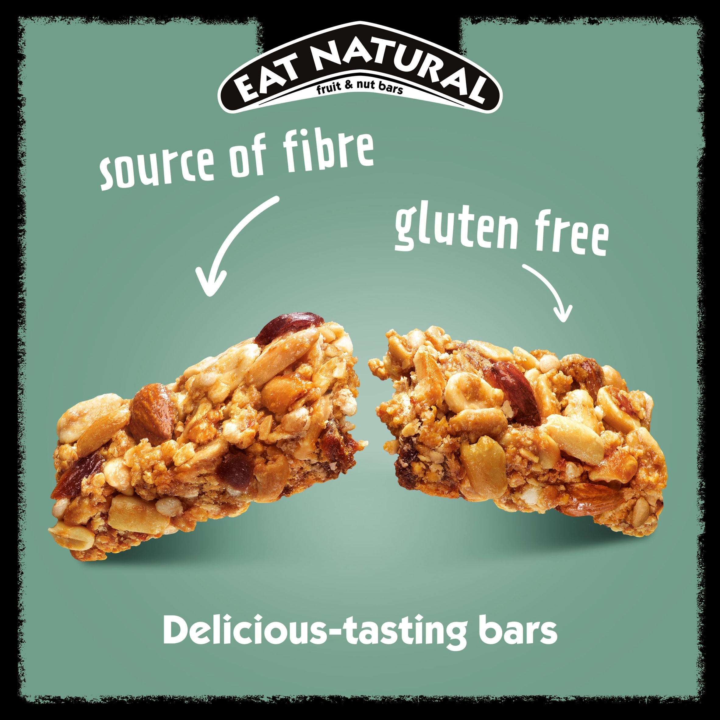 Eat Natural Fruit & Nut Protein Bars with Peanuts, Almonds & Salted Caramel 3 x 40g thumbnail 2