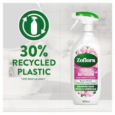Zoflora Power Bathroom Cleaner Sweet Freesia & Jasmine 800ml thumbnail 2