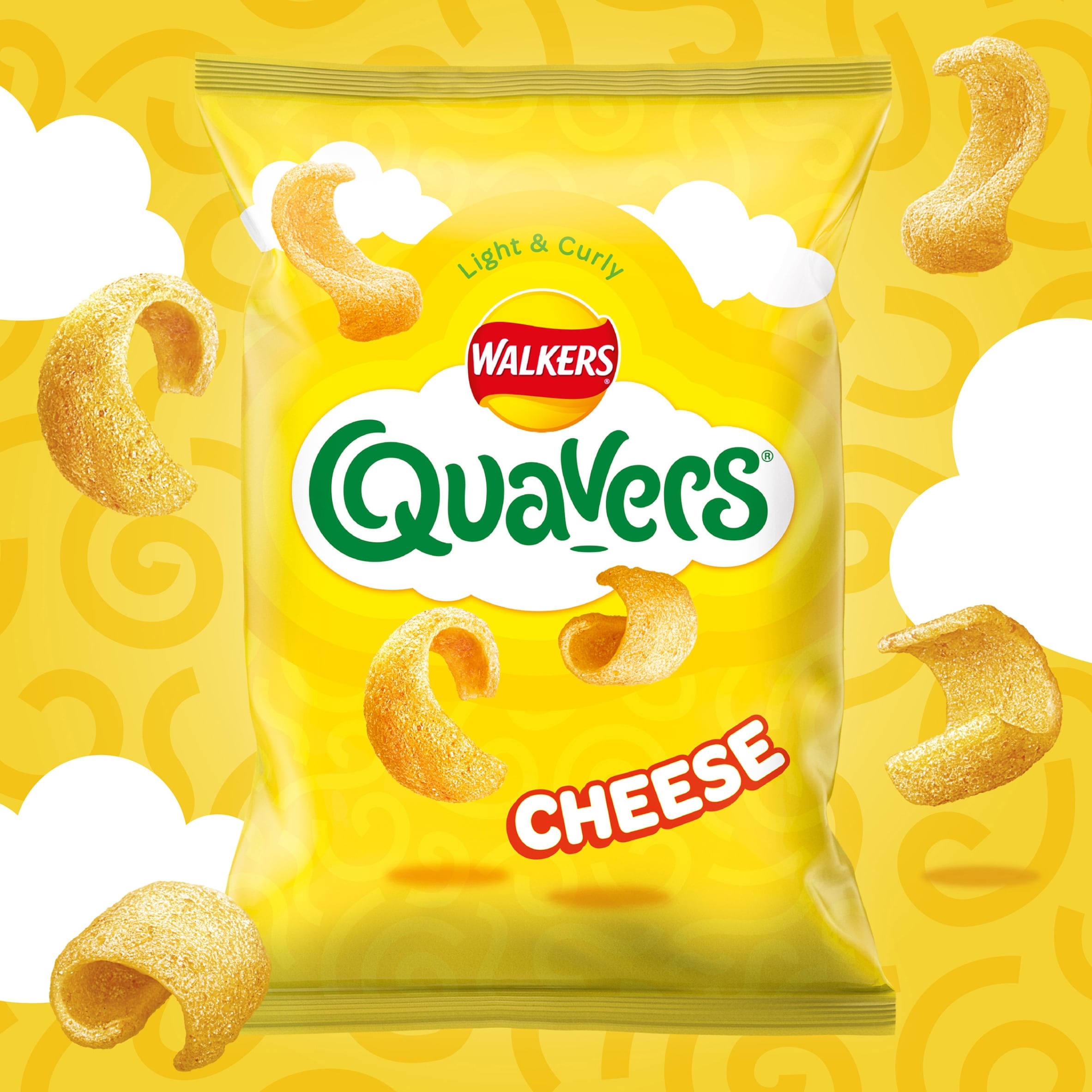 Walkers Quavers Cheese Multipack Crisps 20x16g thumbnail 2