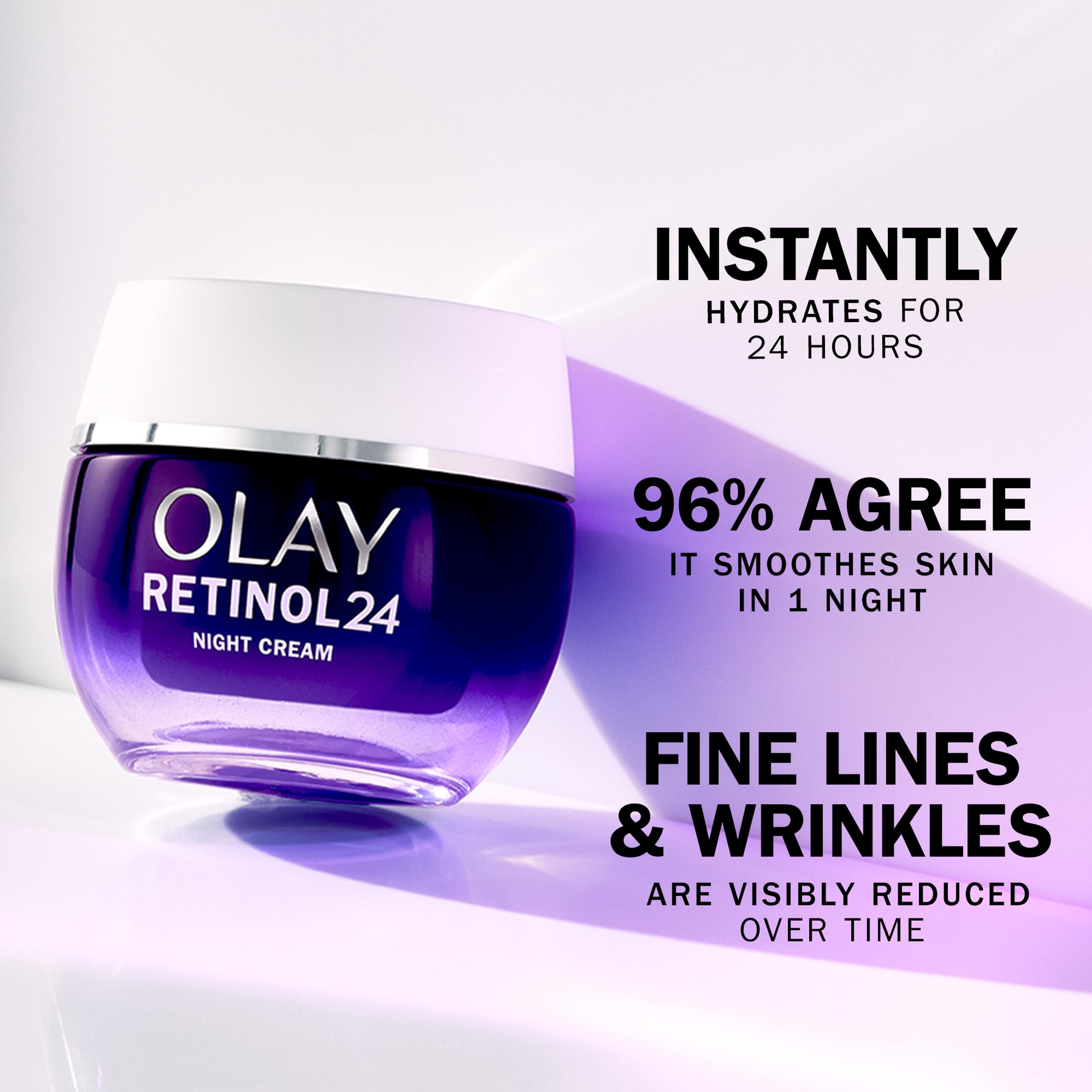 Olay Retinol 24 Refillable Night Moisturiser 50ml thumbnail 3