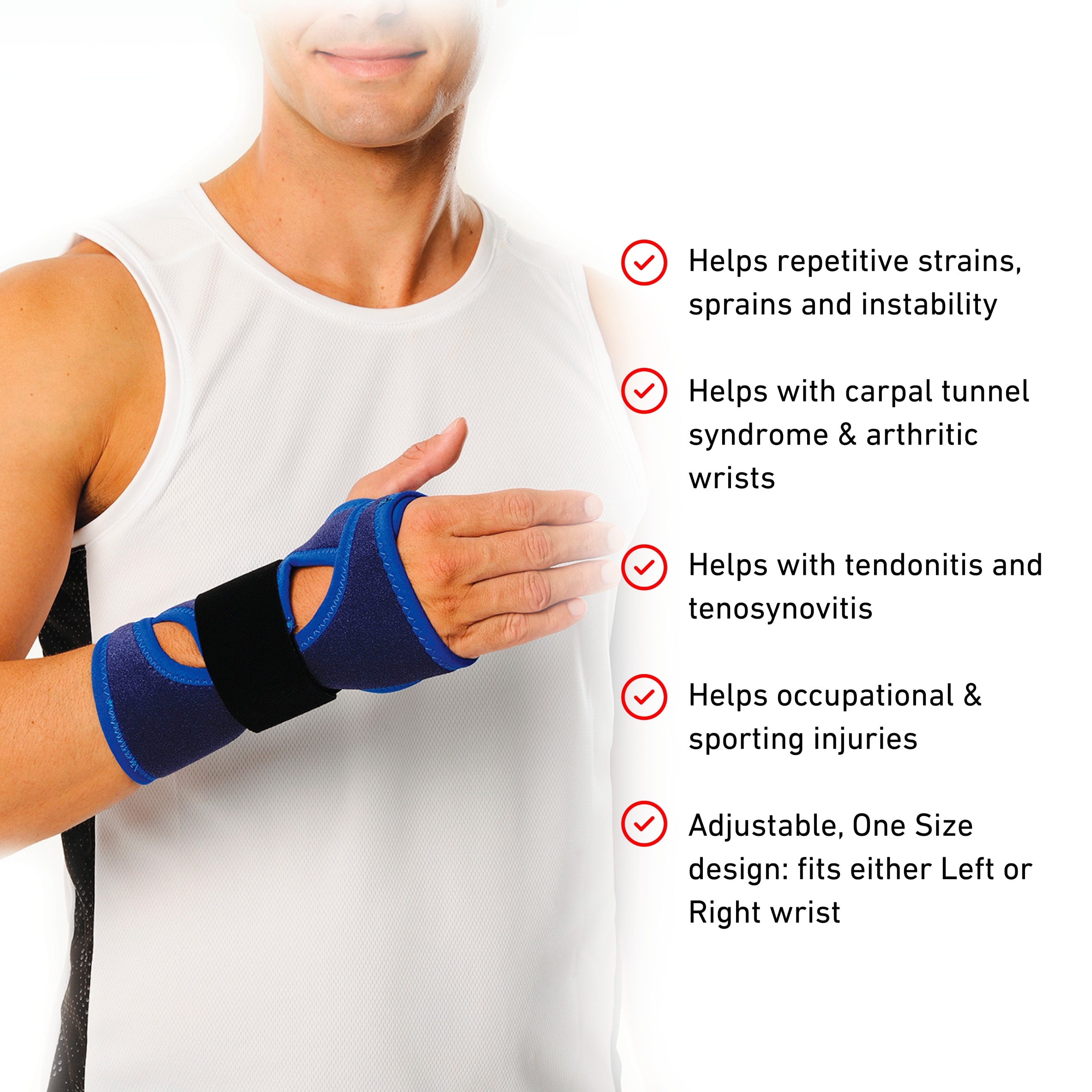 Neo G Universal Wrist Brace One Size thumbnail 3