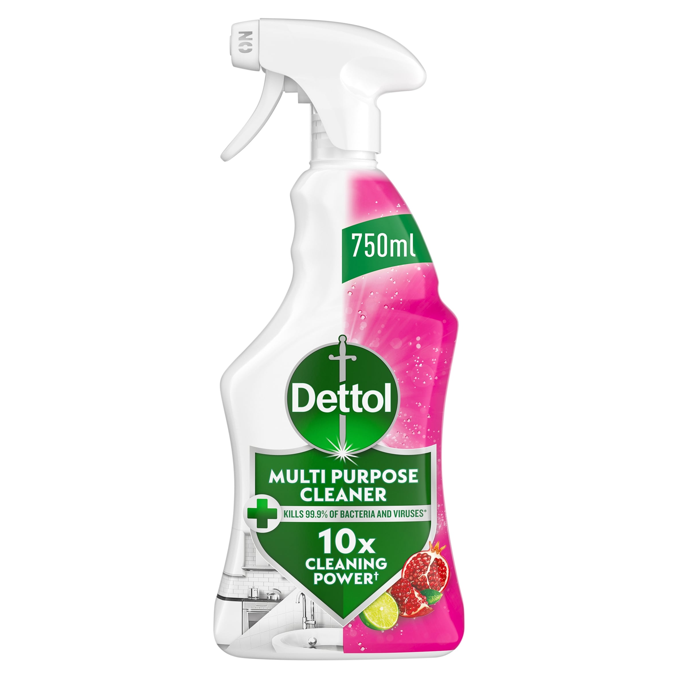 Dettol Pomegranate & Lime Splash Antibacterial Multi Purpose Cleaner 750ml