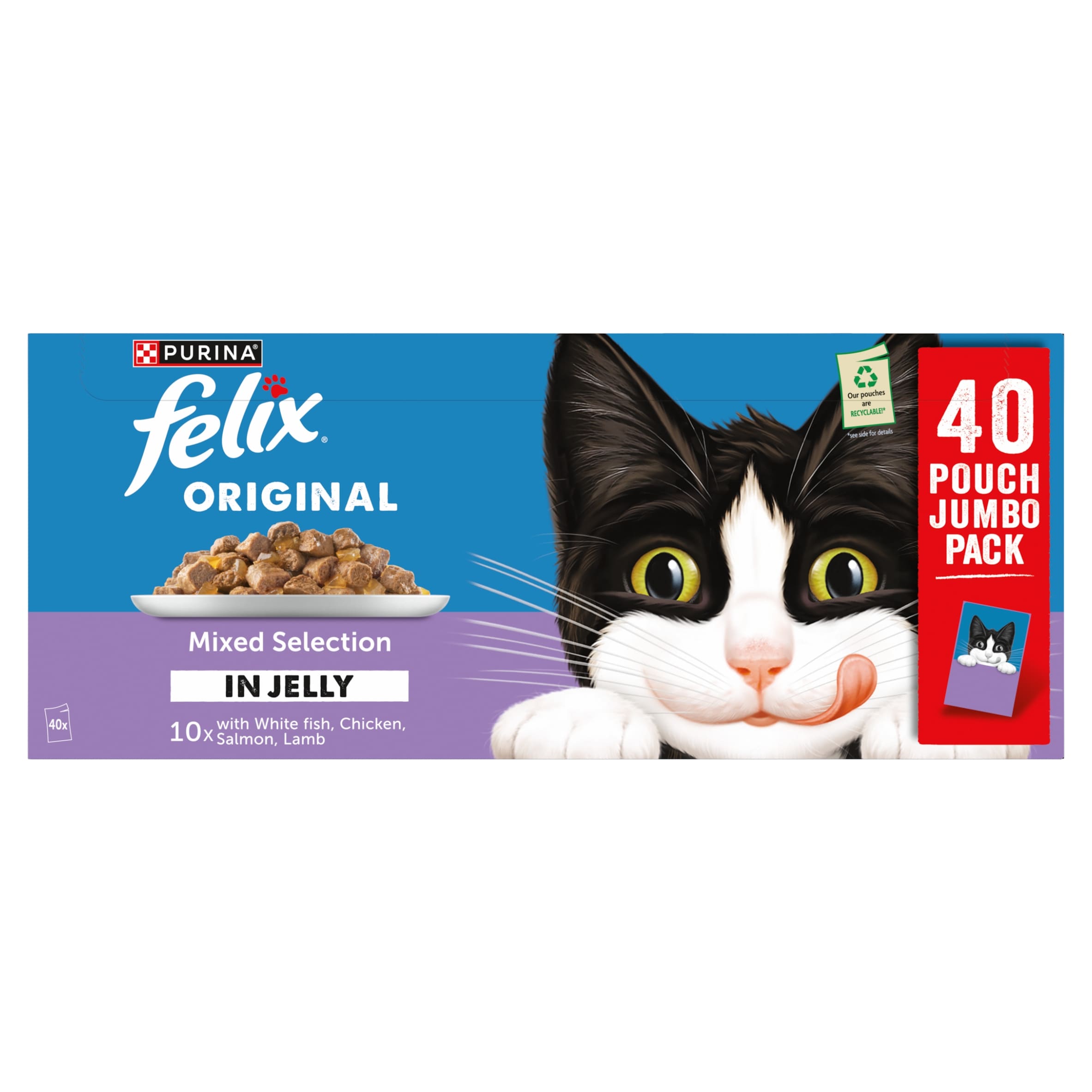 FELIX Original Mixed Selection in Jelly Wet Cat Food 40x85g thumbnail 5