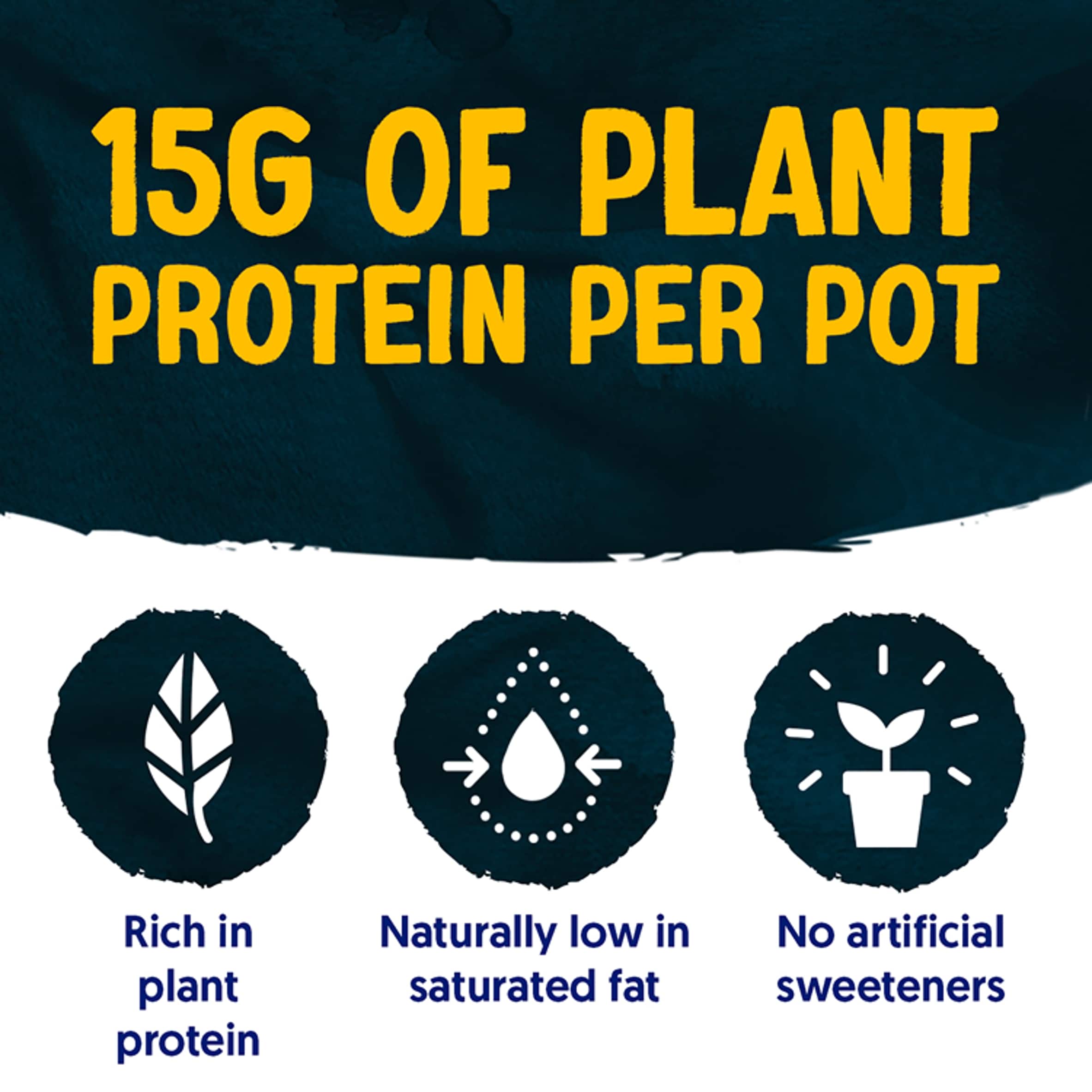 Alpro 15g High Protein Tropical Fruit Dairy Free Soya Yoghurt Alternative 200g thumbnail 2