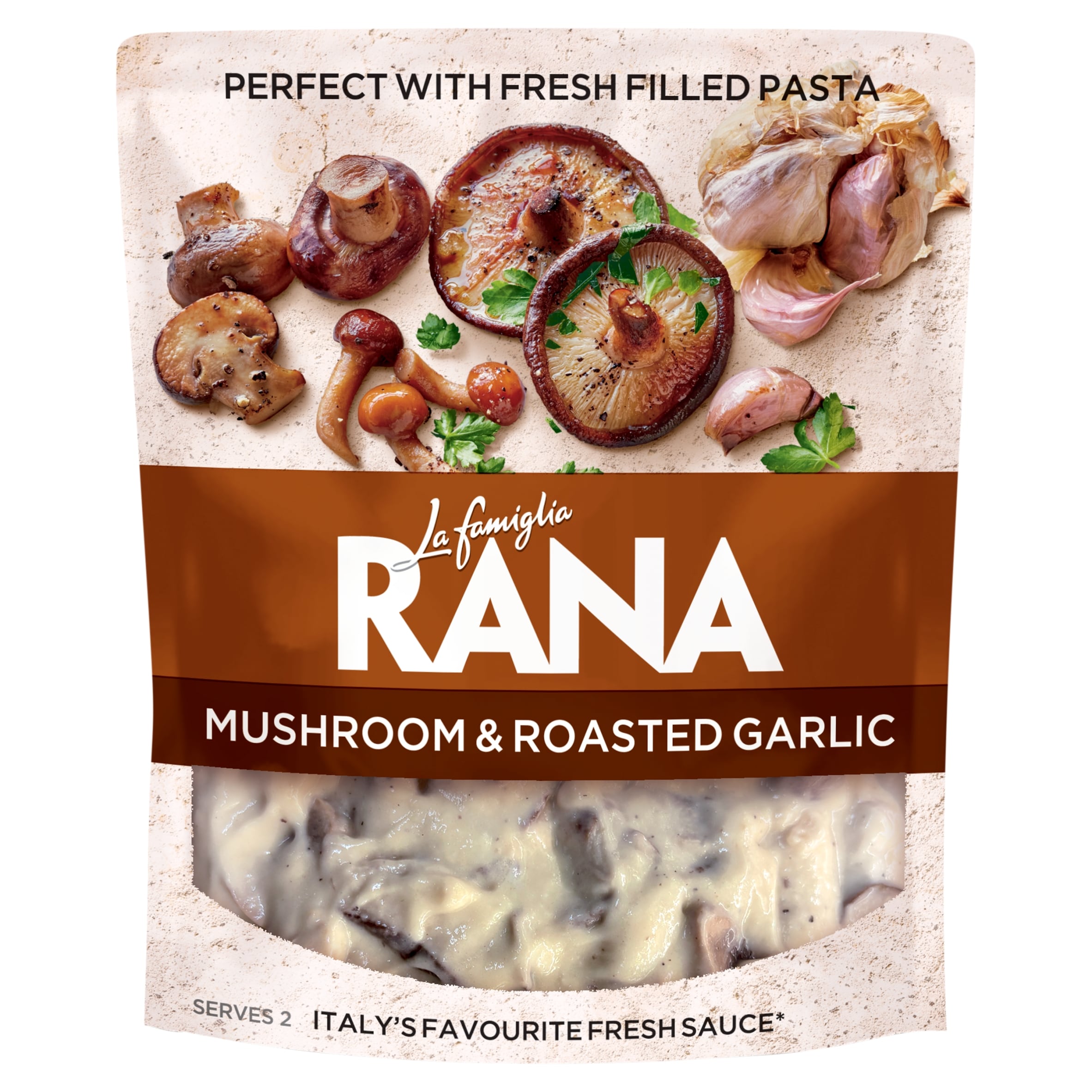 La Famiglia Rana Mushroom & Roasted Garlic Fresh Sauce