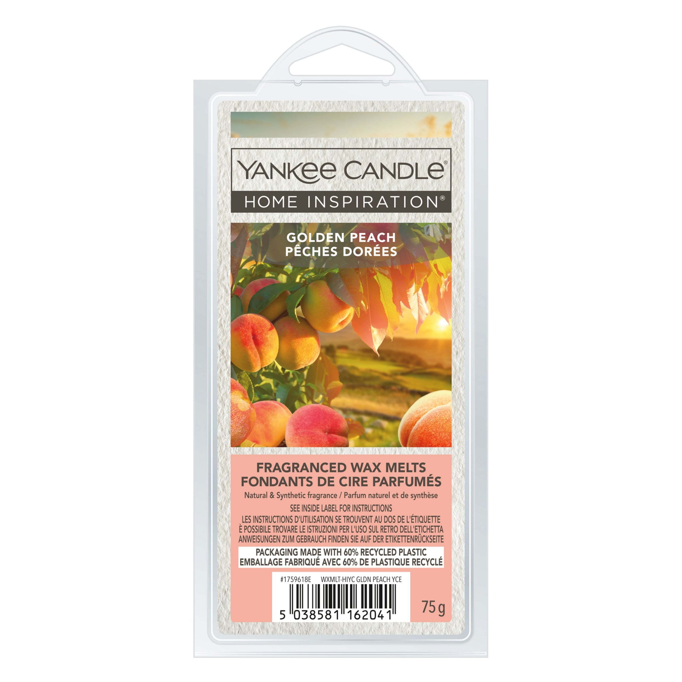 Yankee Golden Peach Wax Melts 75g
