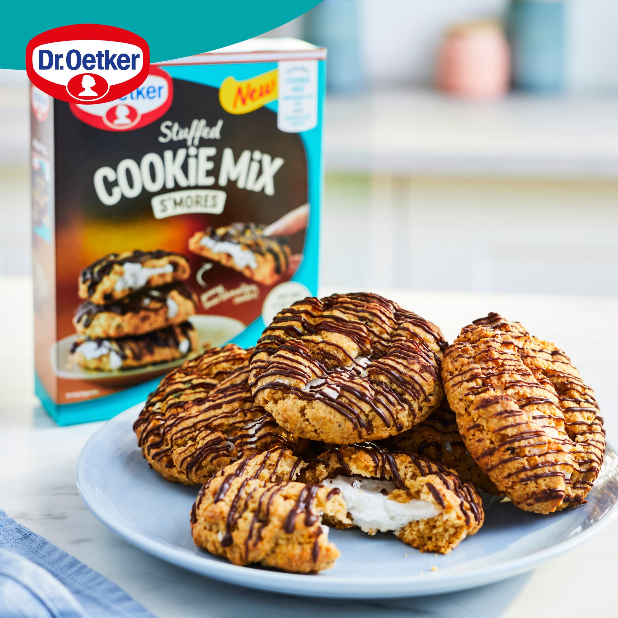 Dr. Oetker Smores Stuffed Cookie Mix 340g thumbnail 4
