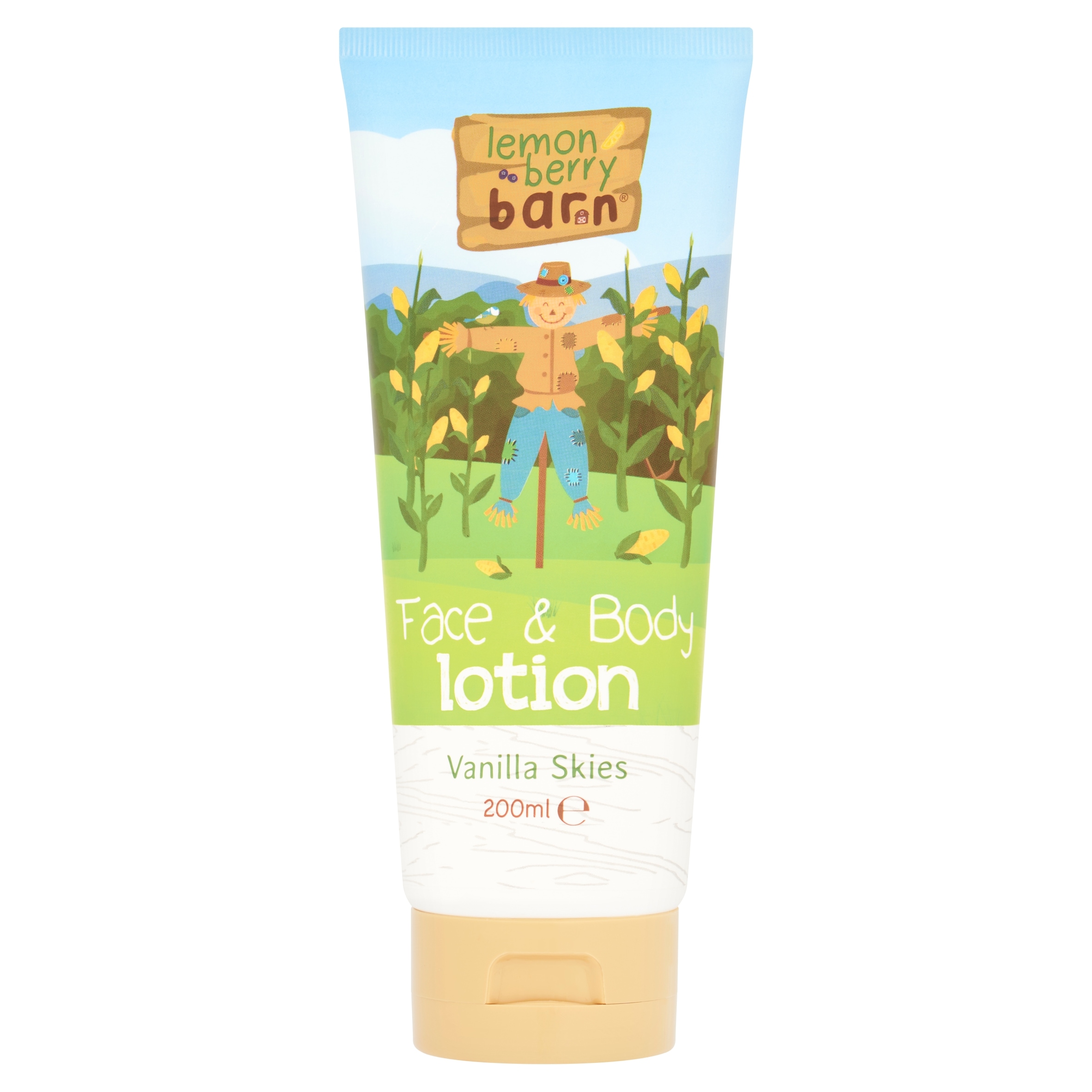 Lemon Berry Barn Face & Body Lotion Vanilla Skies 200ml
