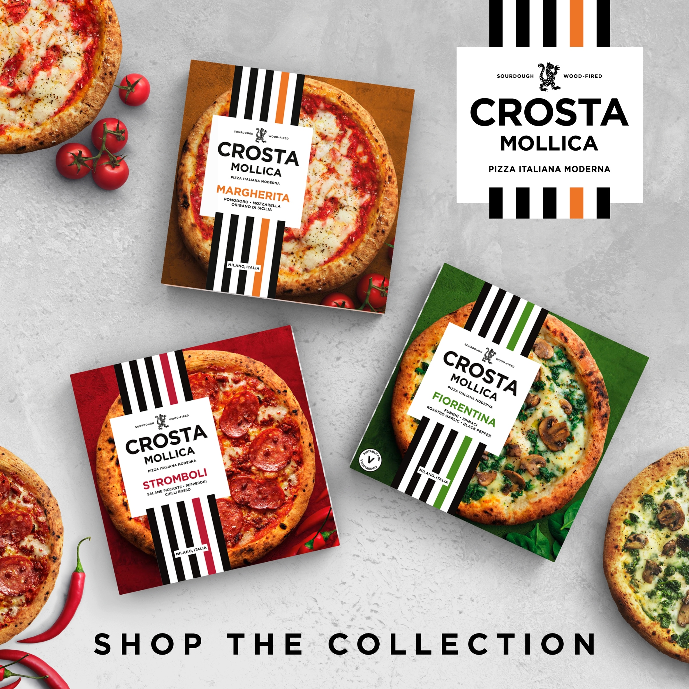 Crosta & Mollica Sourdough Pizza Base with Tomato Sauce 270g thumbnail 5