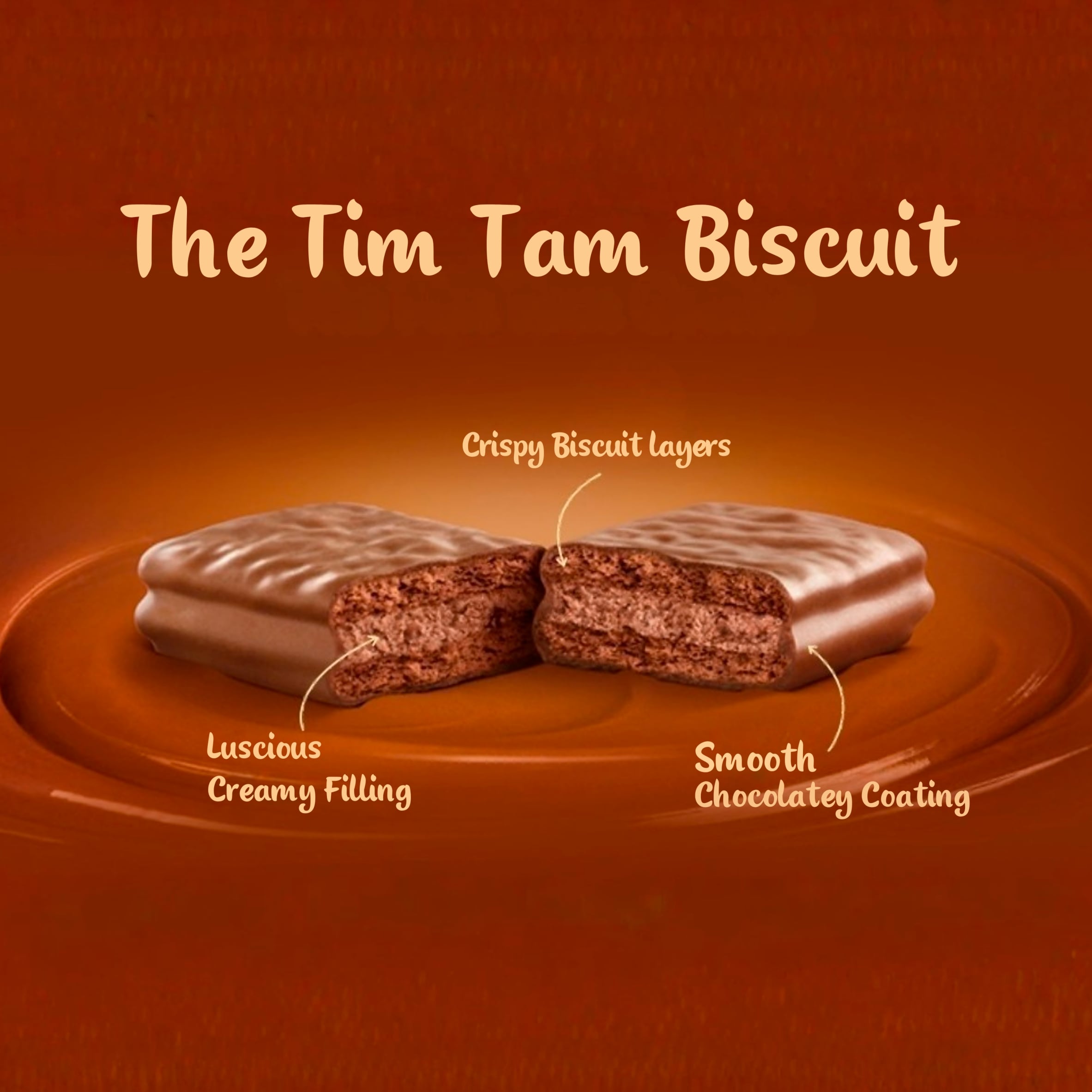 Tim Tam Original Chocolatey Biscuit Bars 9 Pieces 163g thumbnail 2