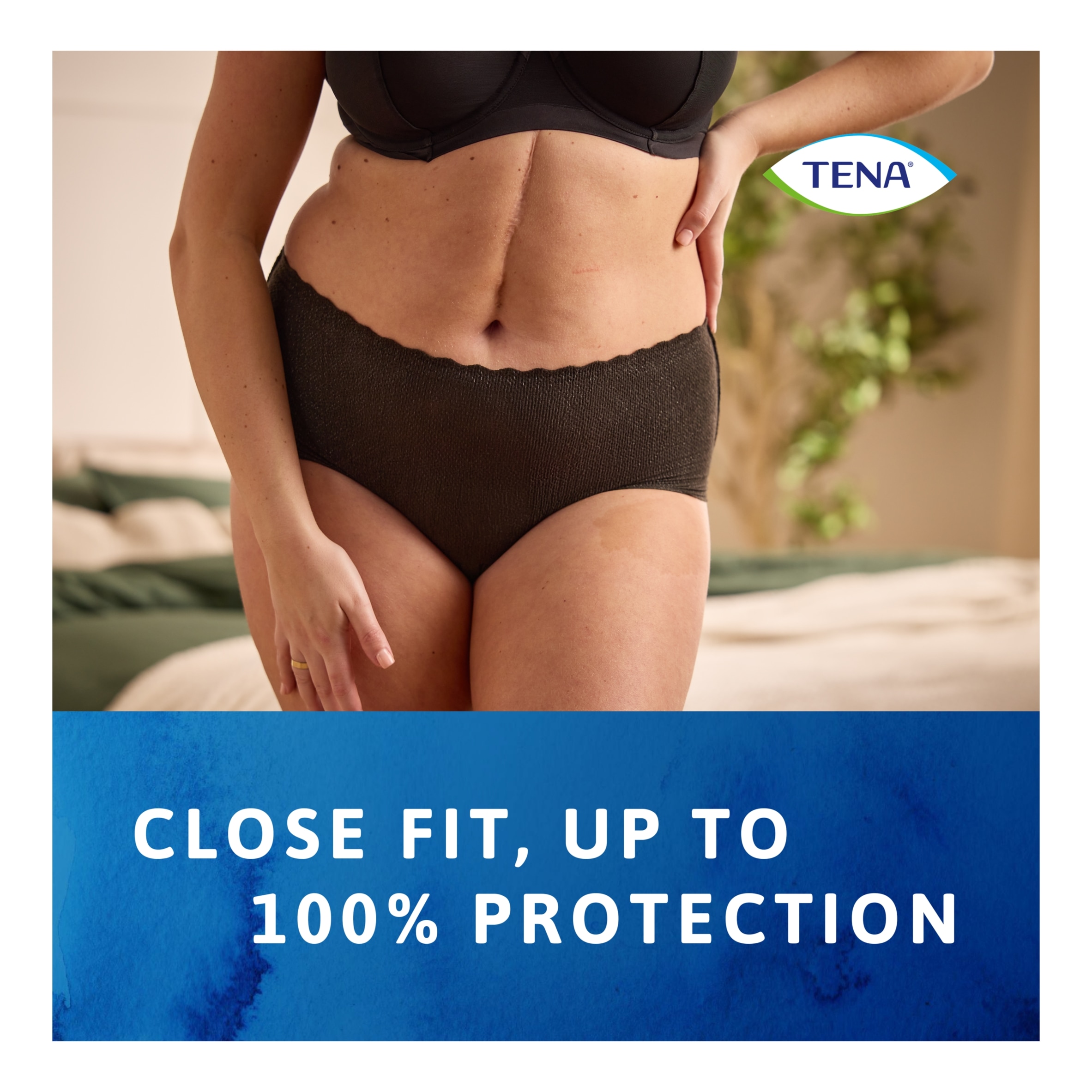 TENA Silhouette Incontinence Pants Black Medium 9 Pack thumbnail 2